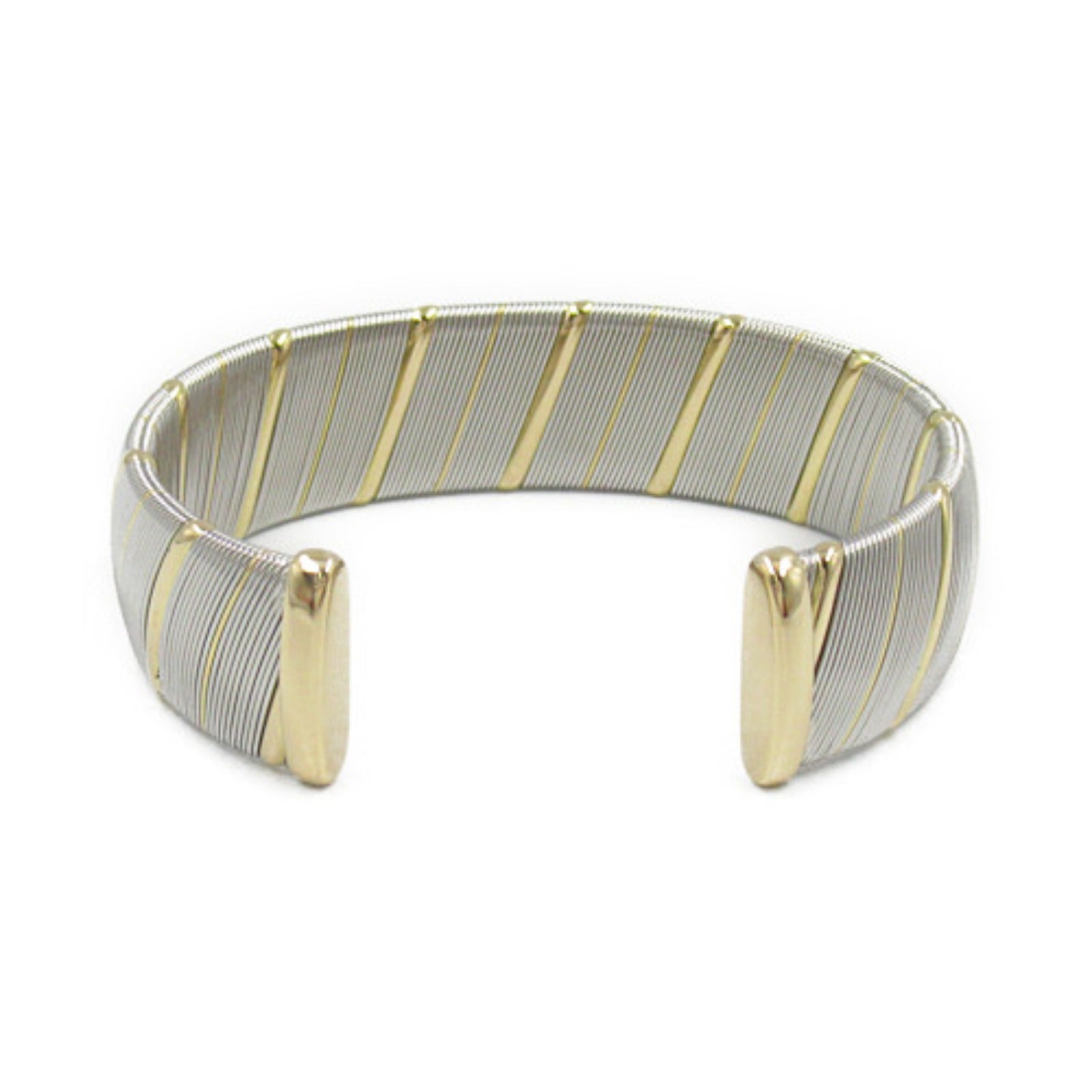 Cartier K18 Yellow Gold Stainless Steel Bangle