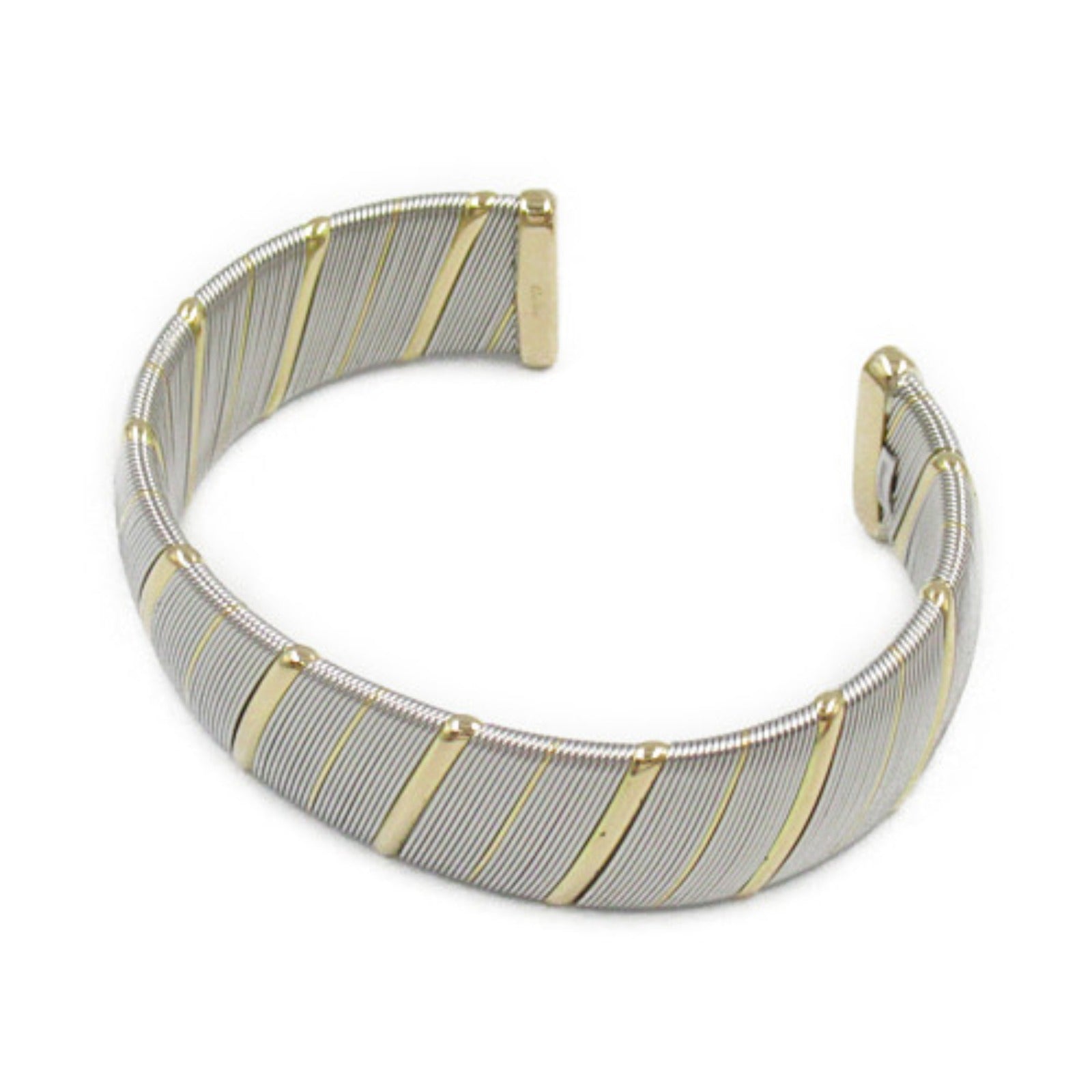 Cartier K18 Yellow Gold Stainless Steel Bangle