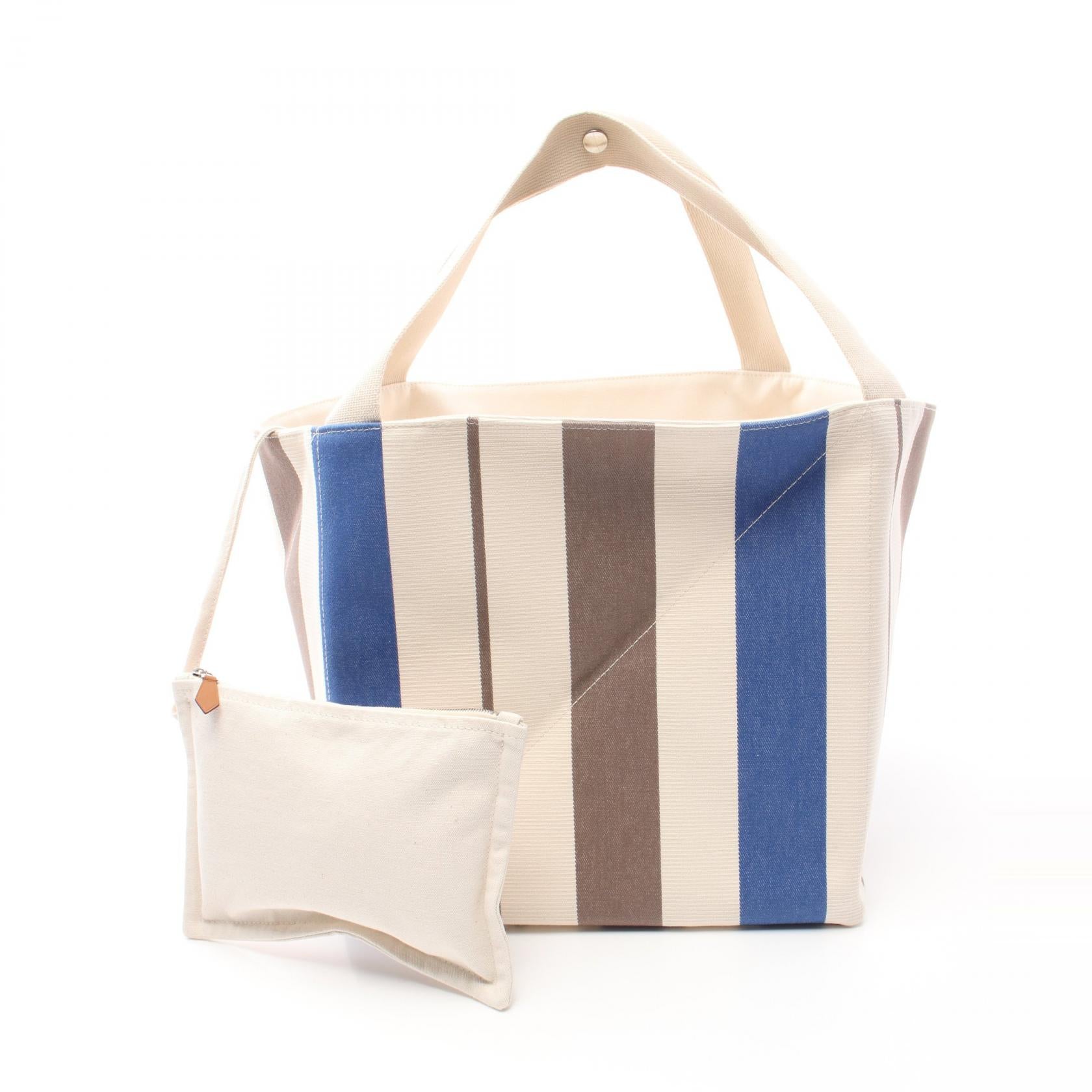 Hermes Zulu PM Canvas Tote Bag