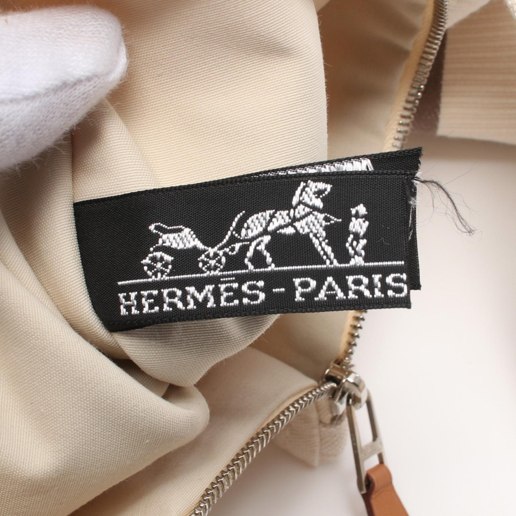 Hermes Zulu PM Canvas Tote Bag