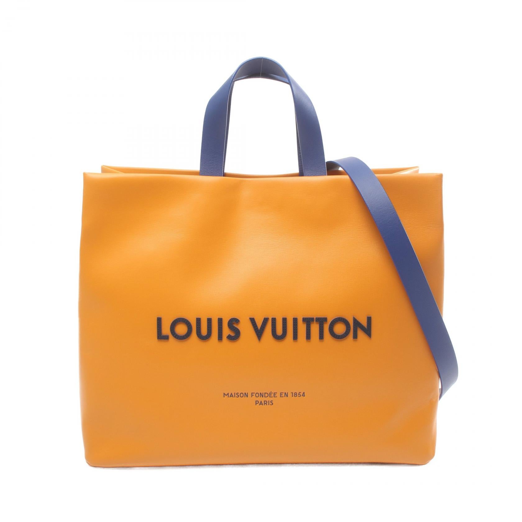 Louis Vuitton Shopper Tote MM  Leather Tote Bag M24457