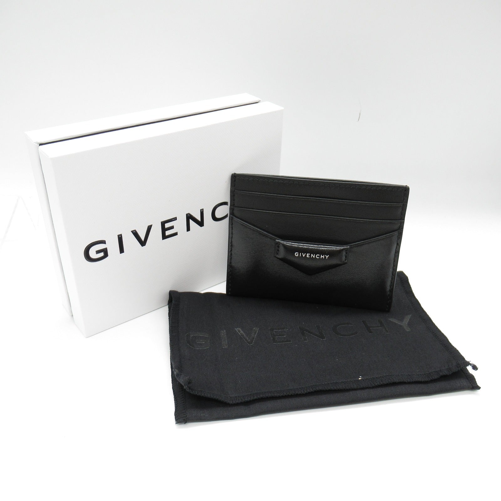 Givenchy Leather Card Case Black