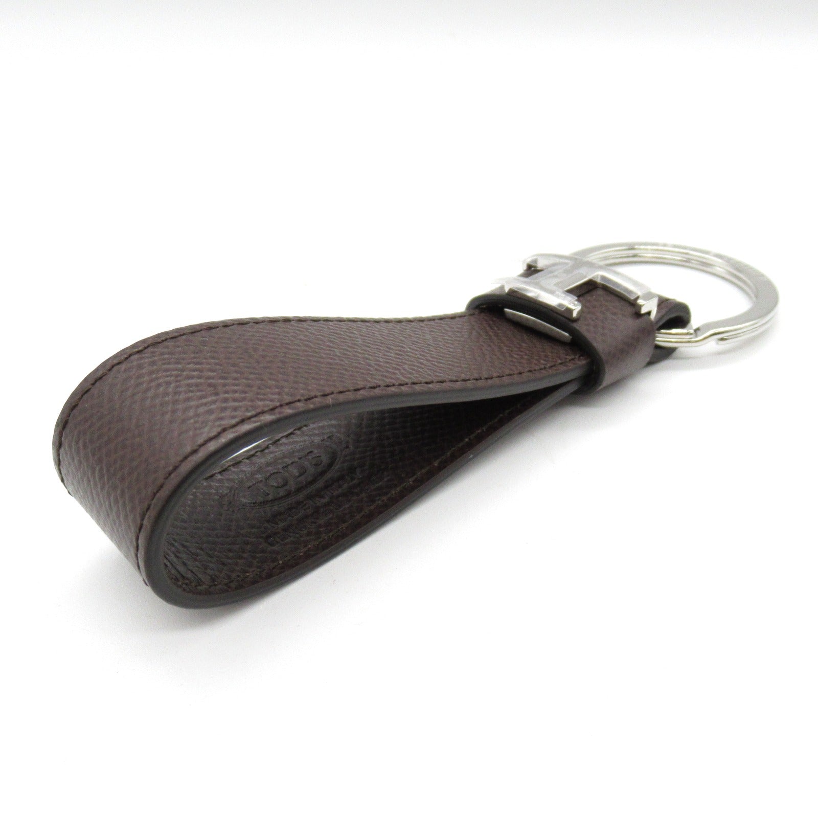 Tod's Leather Keyring Brown XAMTSIGA200RLO9999