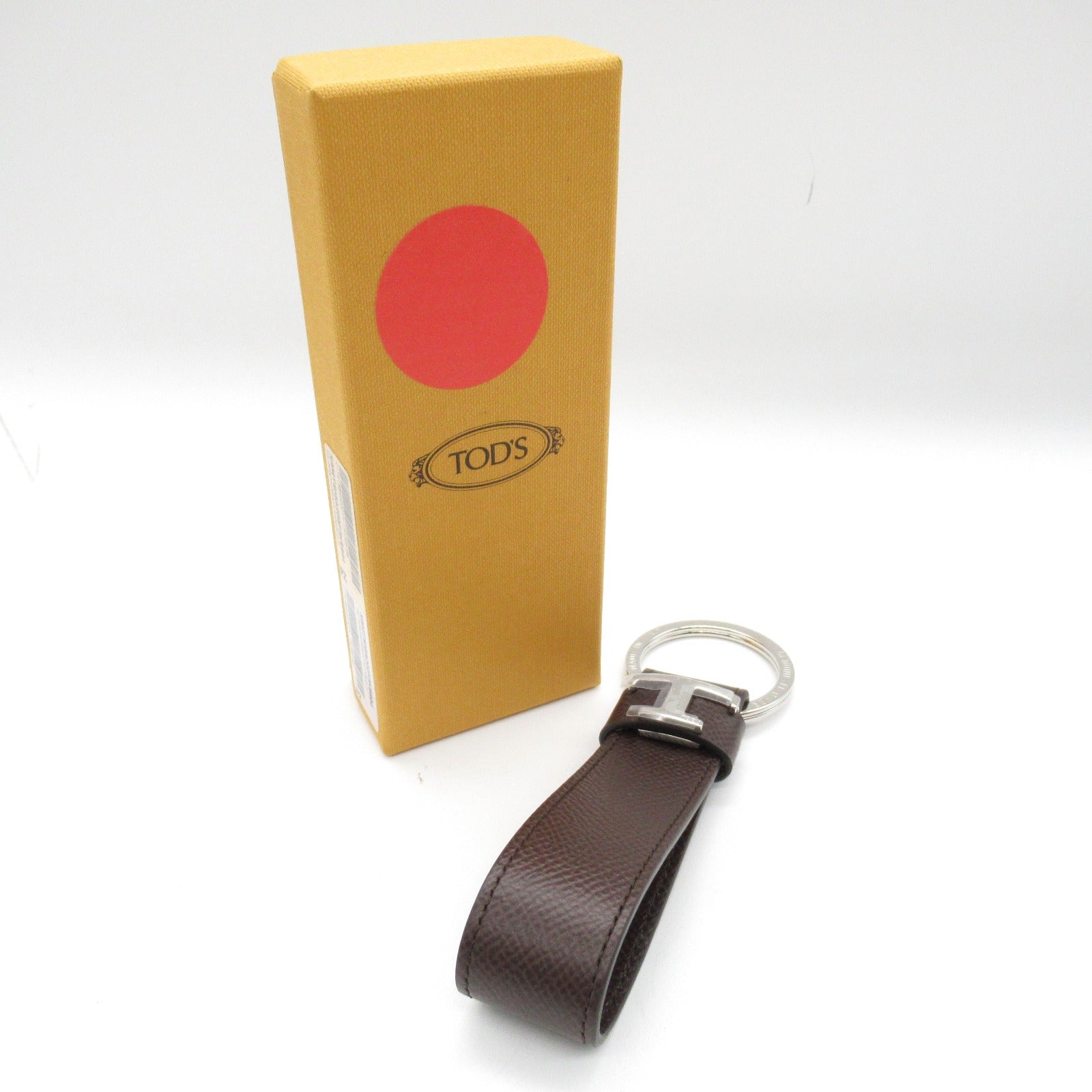 Tod's Leather Keyring Brown XAMTSIGA200RLO9999