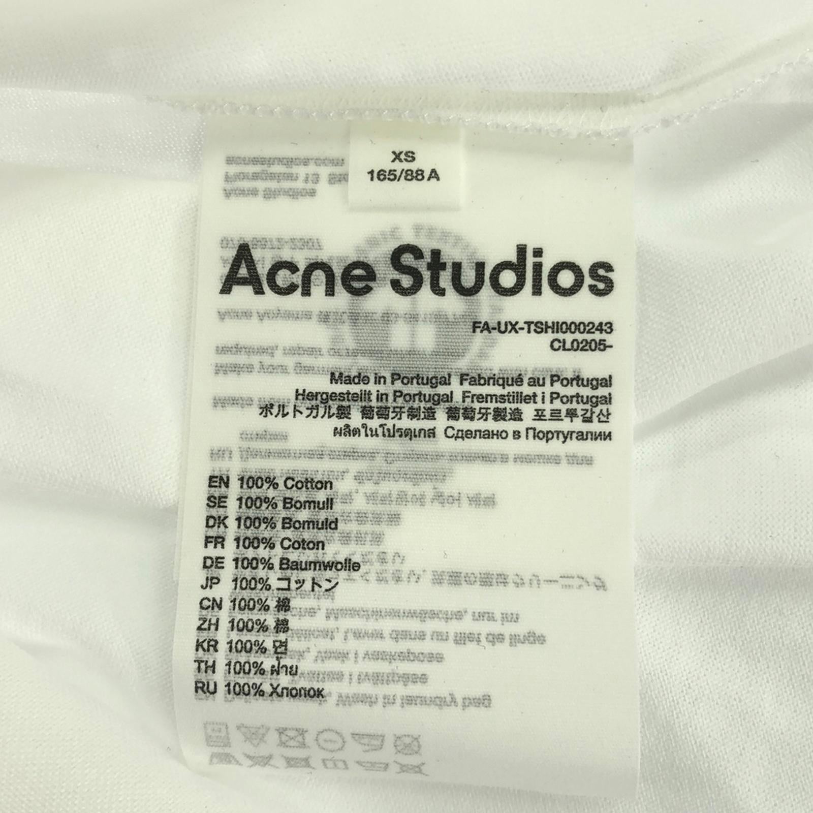 Acne Cotton Short Sleeve Shirt XS