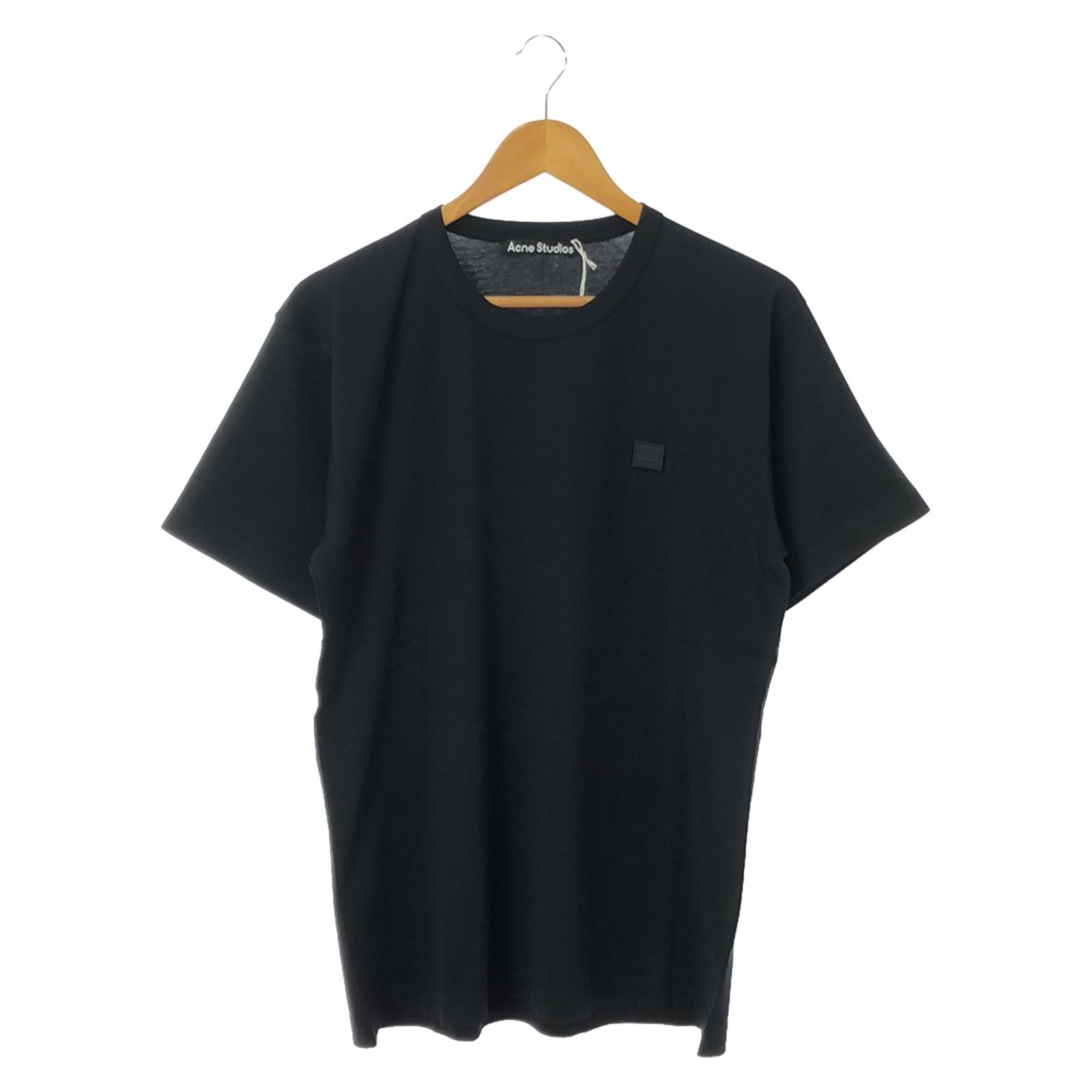 Acne Cotton Short Sleeve T-Shirt Black