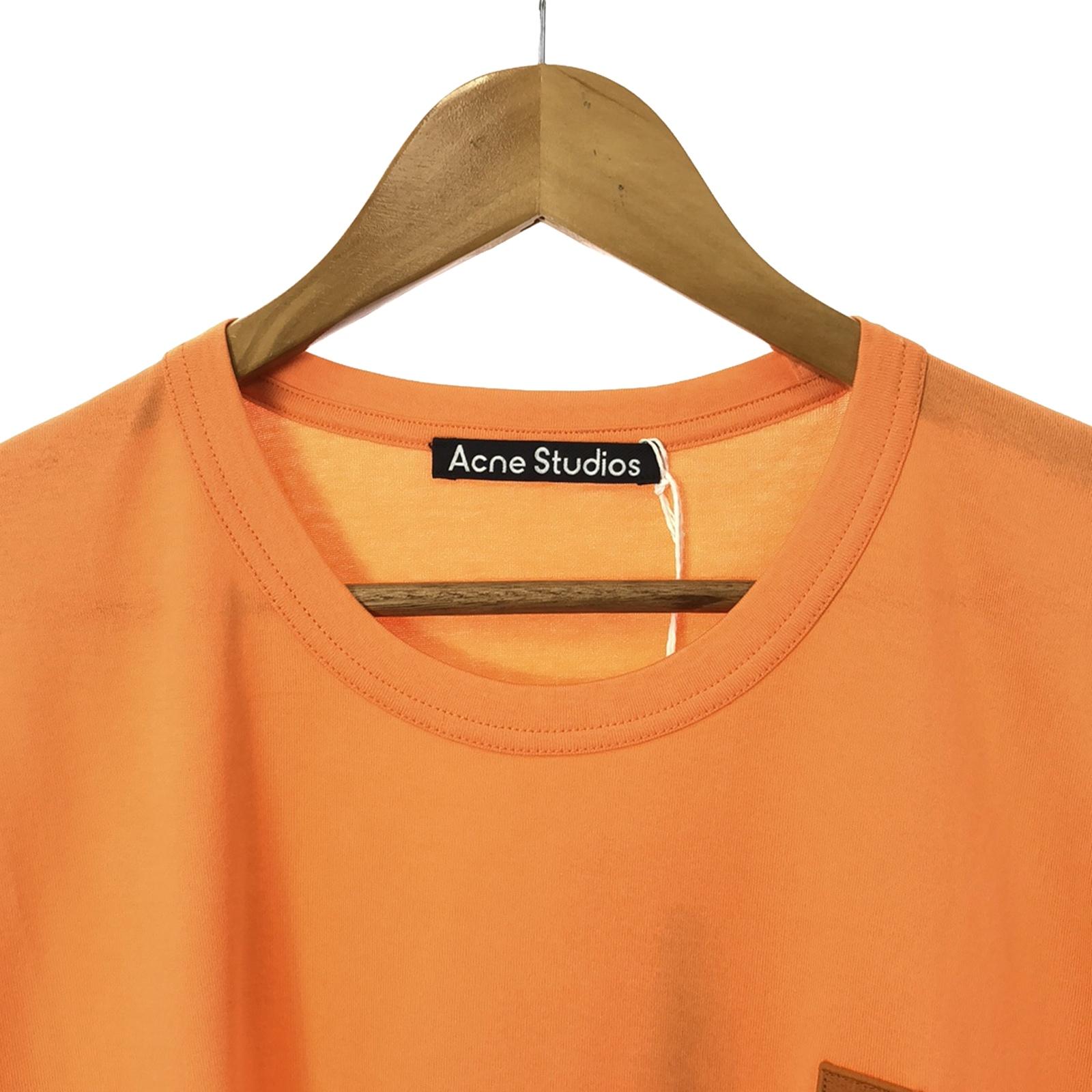 Acne Studios Cotton T-Shirt Orange