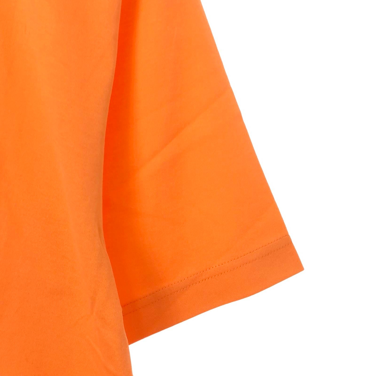 Acne Studios Cotton T-Shirt Orange