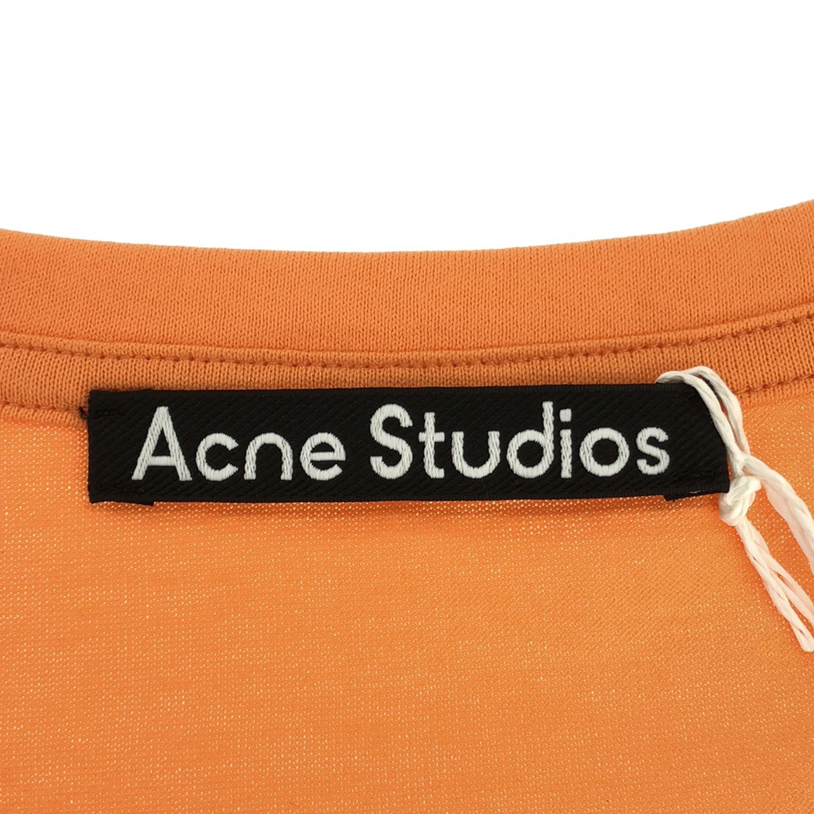 Acne Studios Cotton T-Shirt Orange