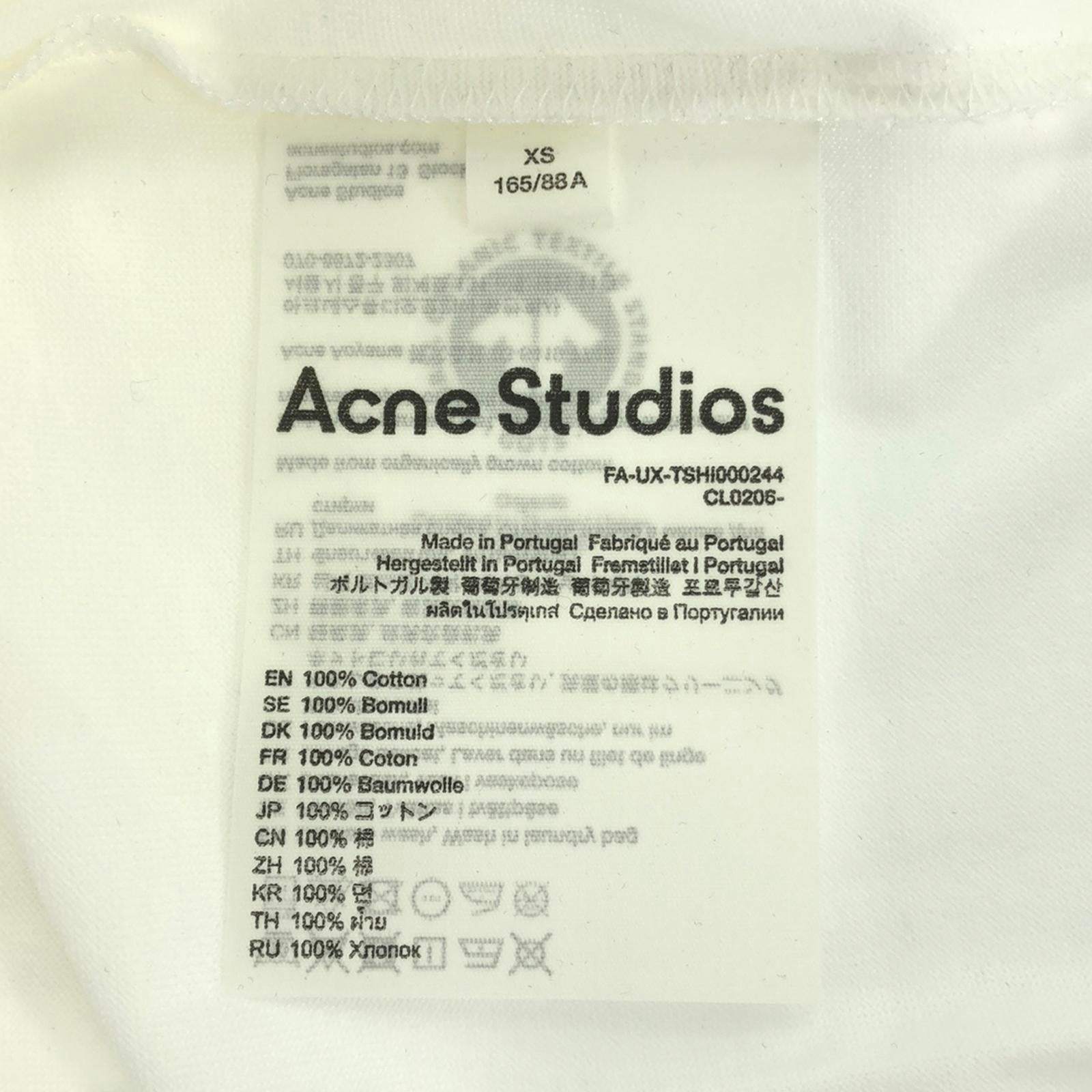 Acne Cotton Short Sleeve T-Shirt XS