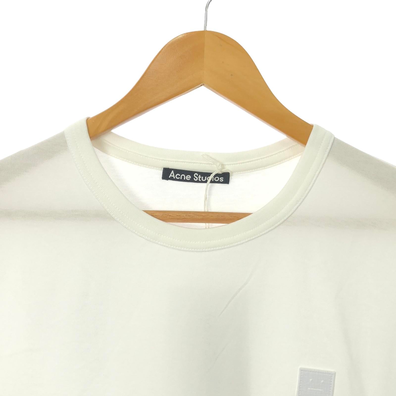 Acne Cotton Short Sleeve T-Shirt White