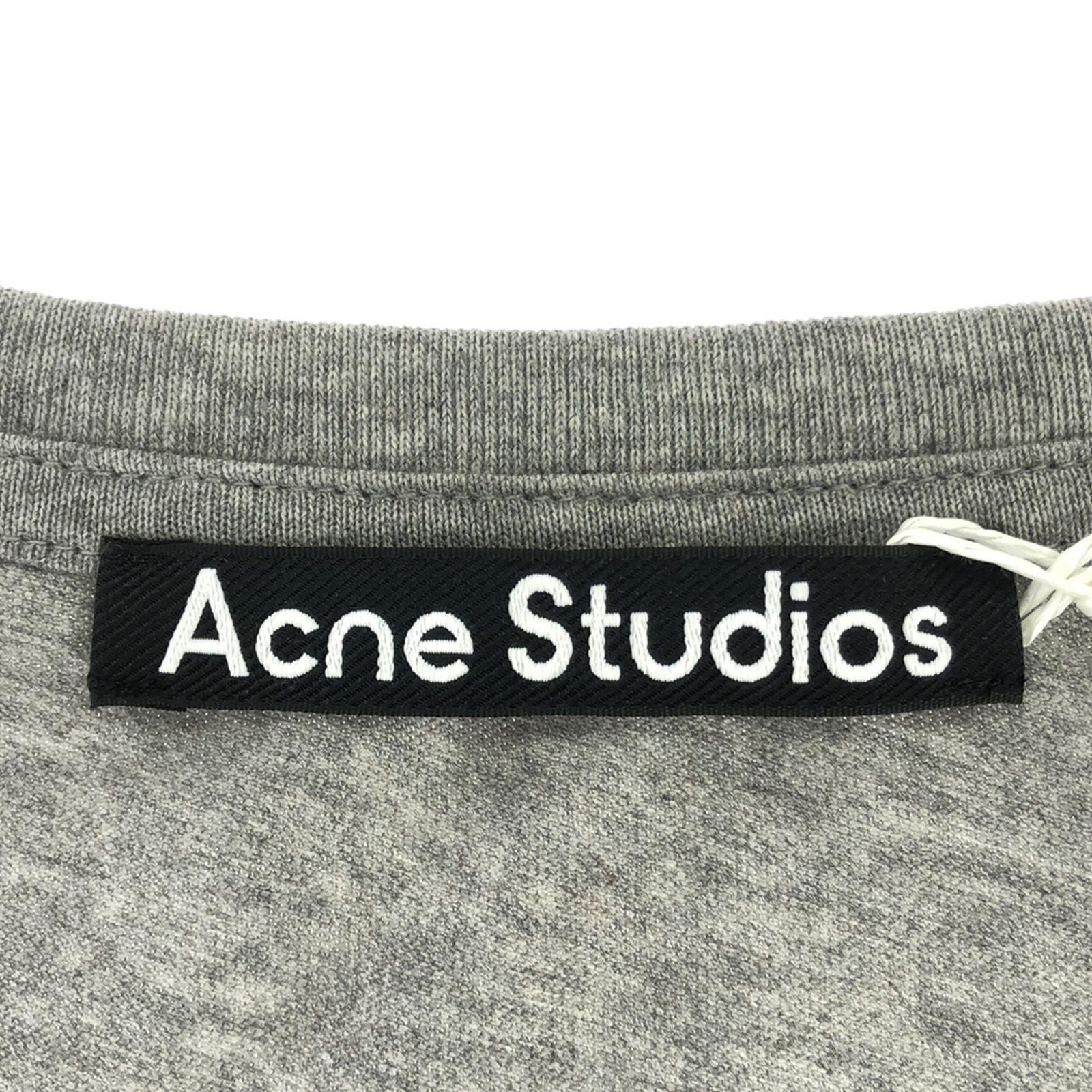 Acne Men's Cotton T-Shirt Gray