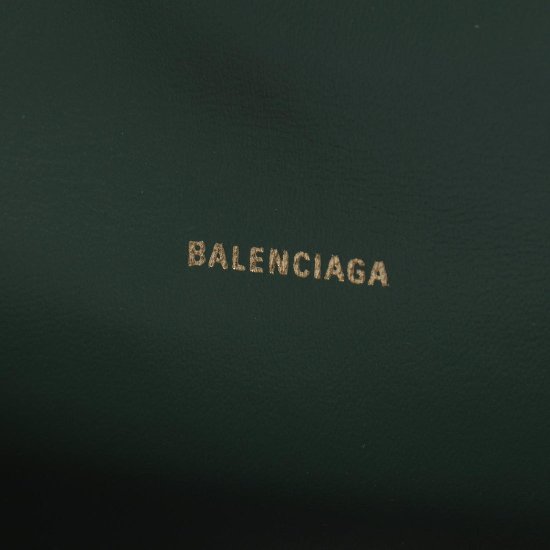 Balenciaga Hourglass XS Leather Handbag Green