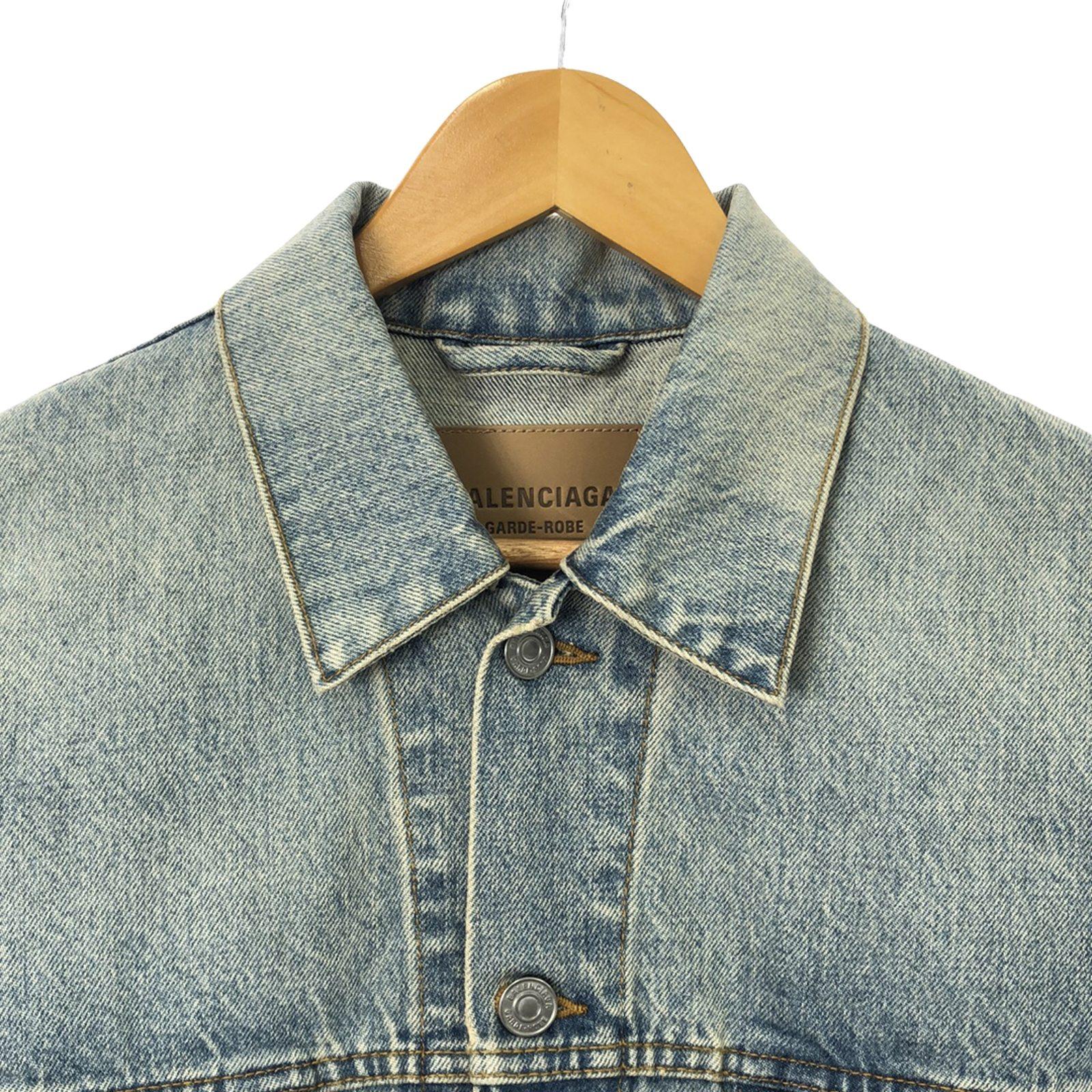 Balenciaga Denim Jacket Cotton Blue