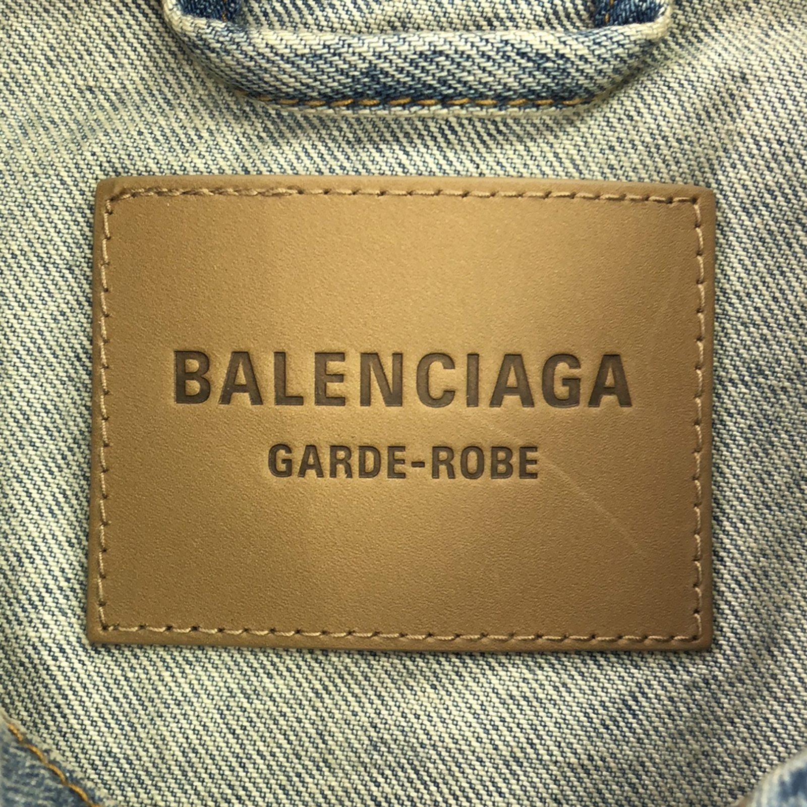 Balenciaga Denim Jacket Cotton Blue