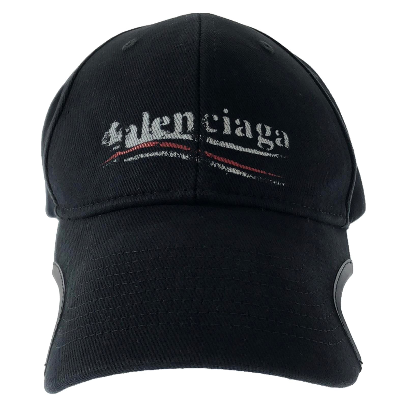 Balenciaga Cotton Cap Black Unisex