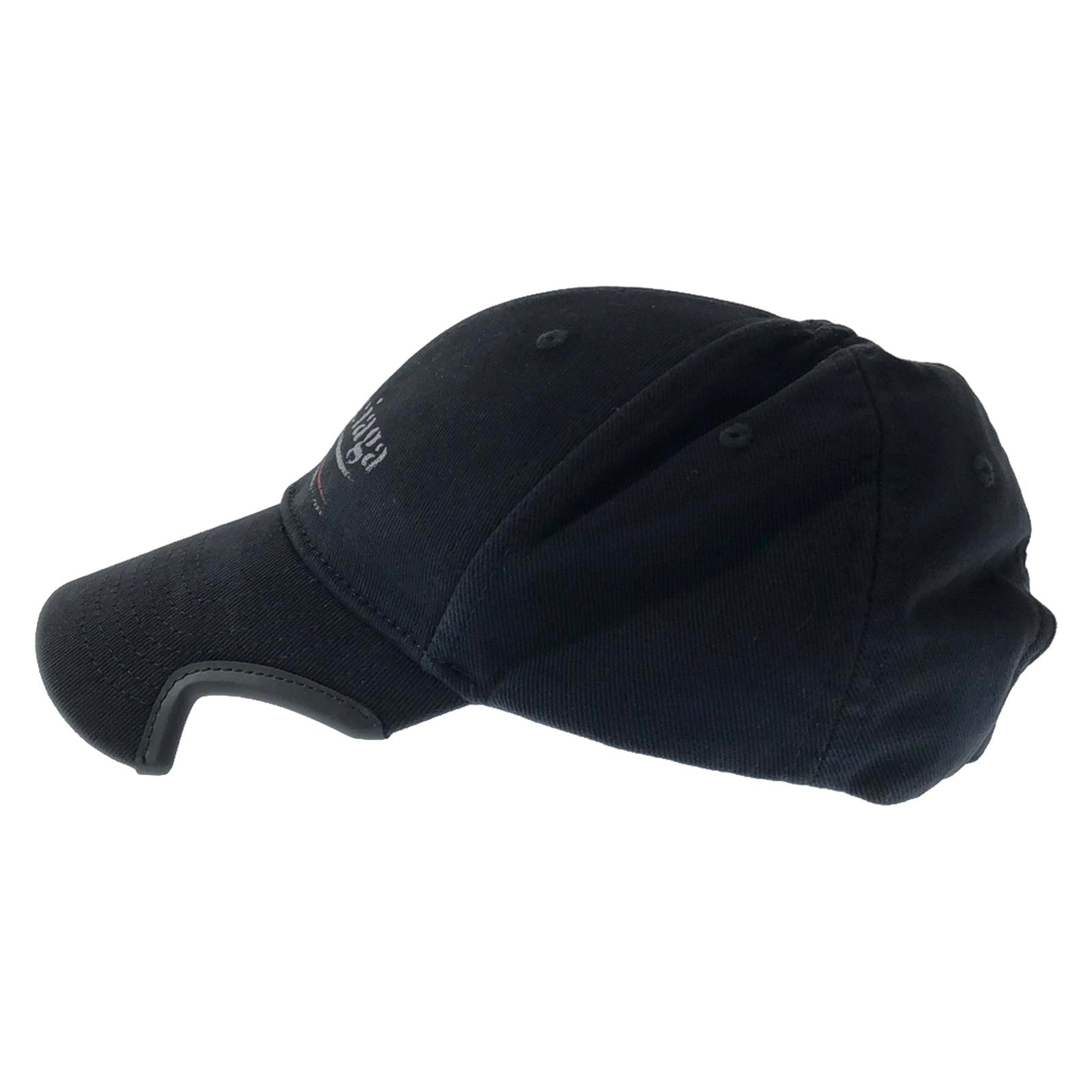 Balenciaga Cotton Cap Hat Black Unisex