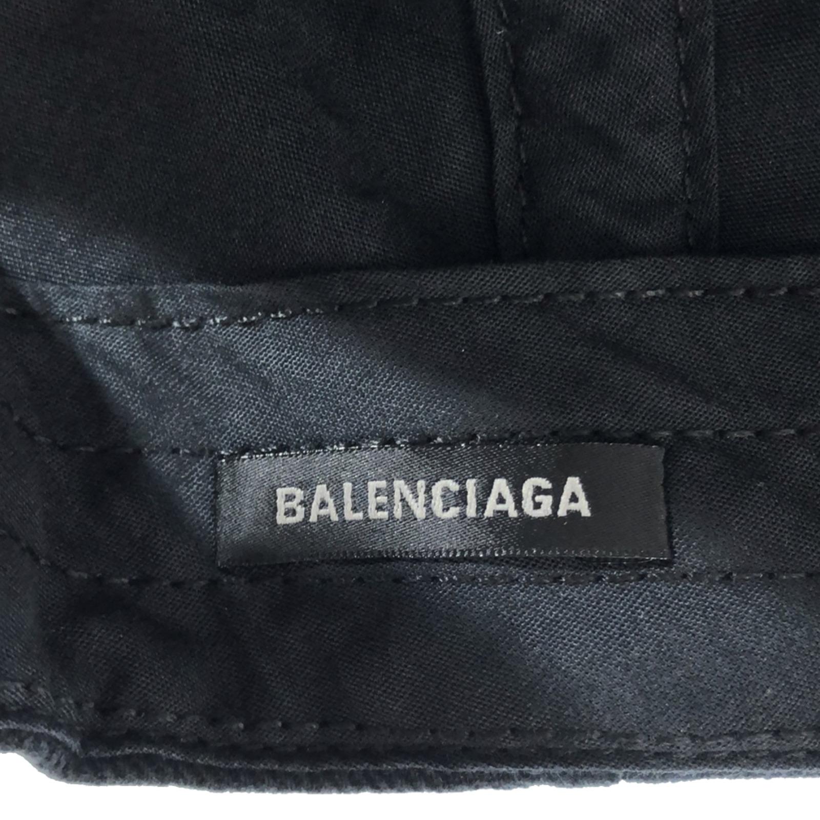 Balenciaga Cotton Cap Hat Black Unisex