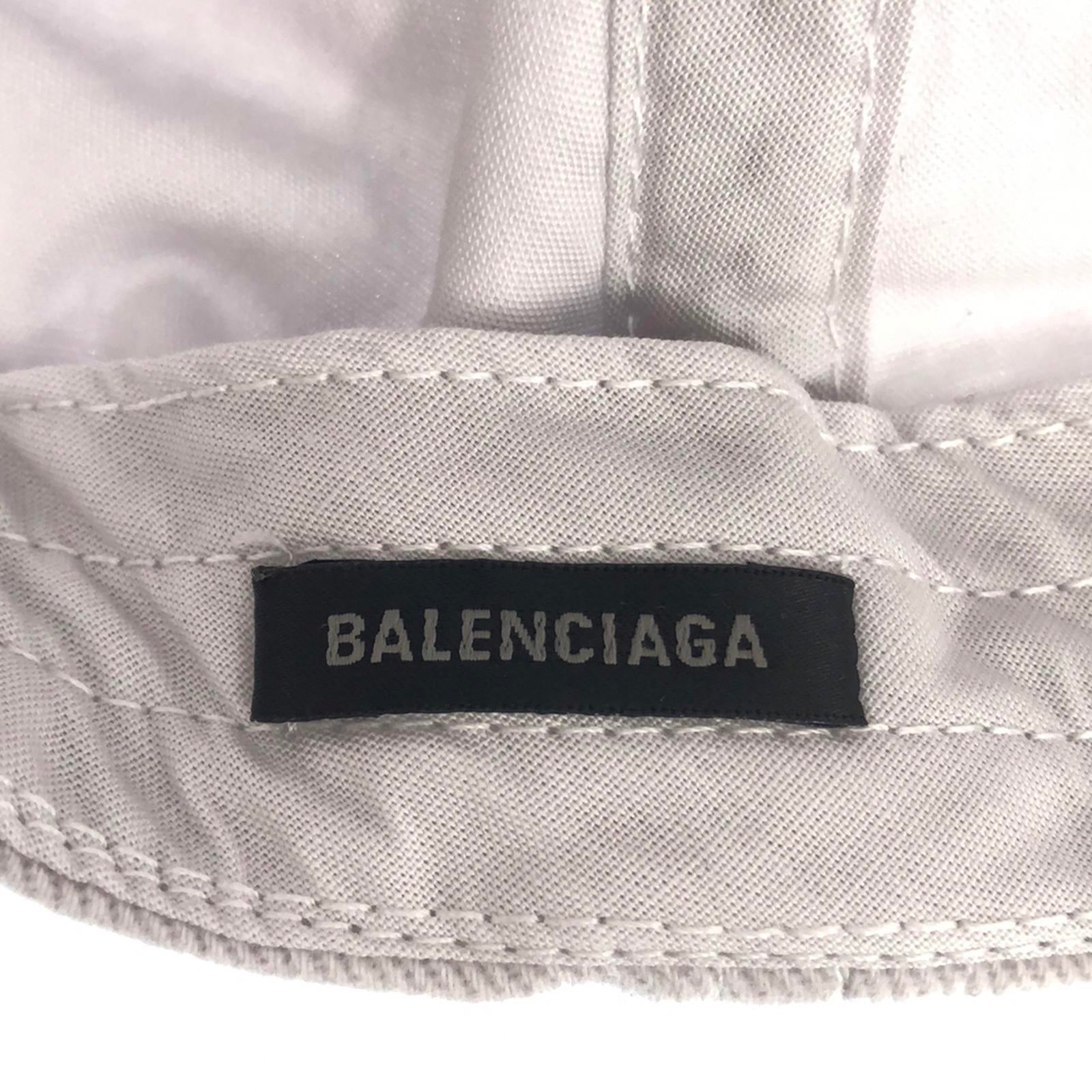 Balenciaga Cotton Cap Hat White Unisex