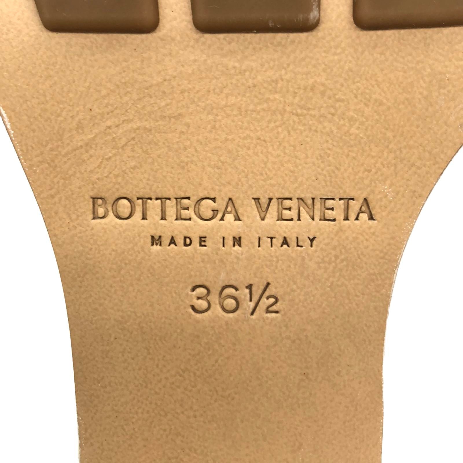 Bottega Veneta Leather Mules White