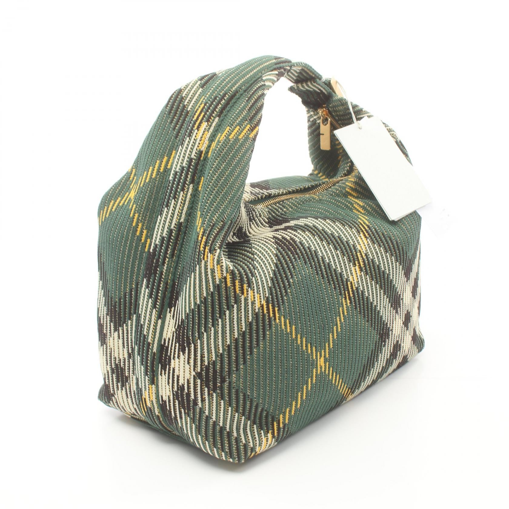 Burberry Nylon Handbag Green Multicolor