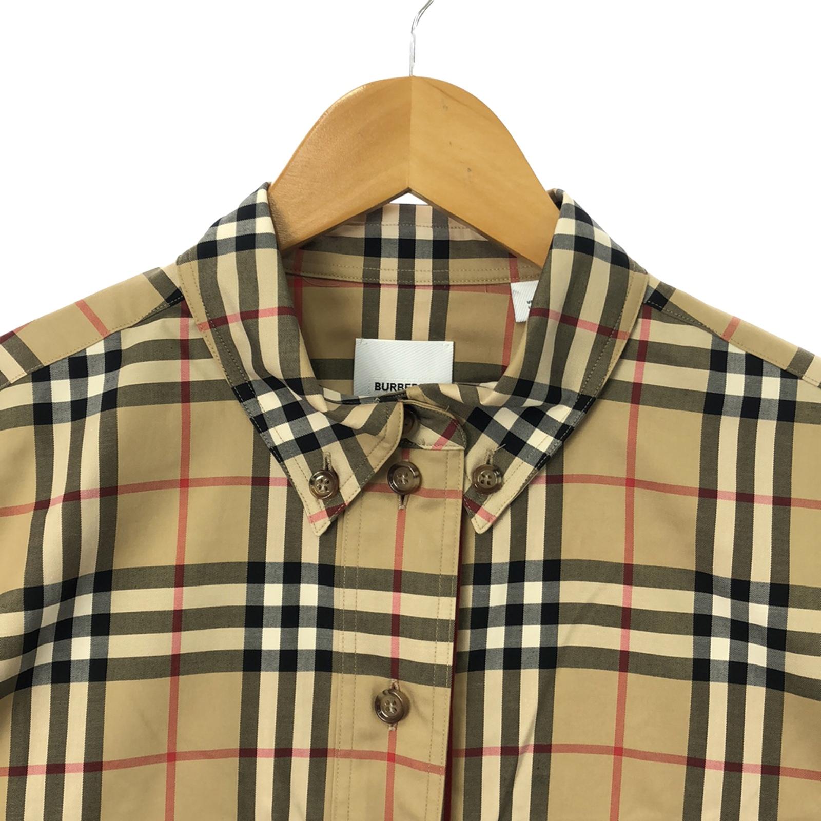 Burberry Cotton Long Sleeve Shirt Beige