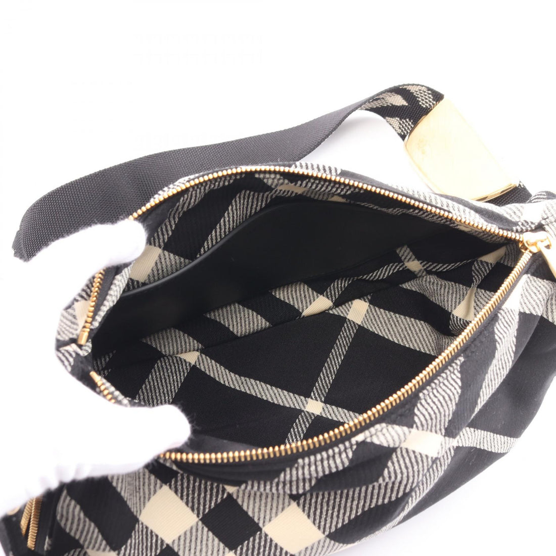 Burberry Shield Belt Bag Canvas Belt Bag 8087625 in Excellent Condition