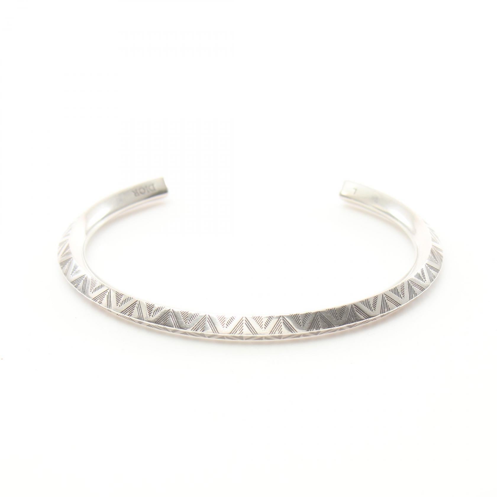 Dior CD Diamond Stainless Steel Bangle