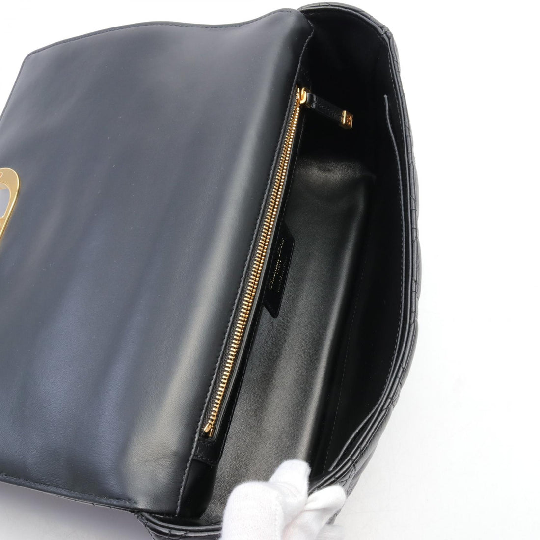 Dior Caro Large Cannage Leather Shoulder Bag