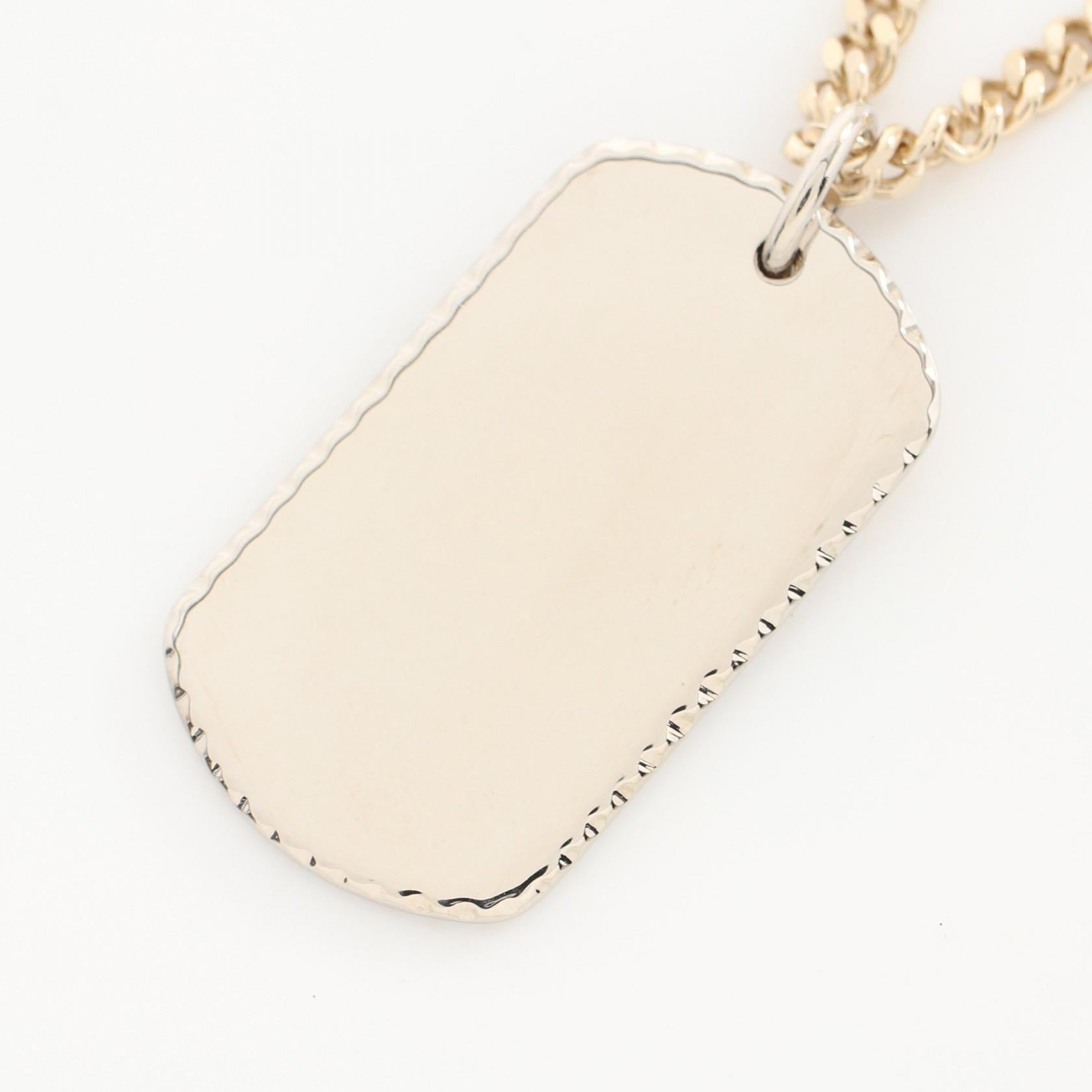 Dior Necklace Gold Plated Stainless Steel