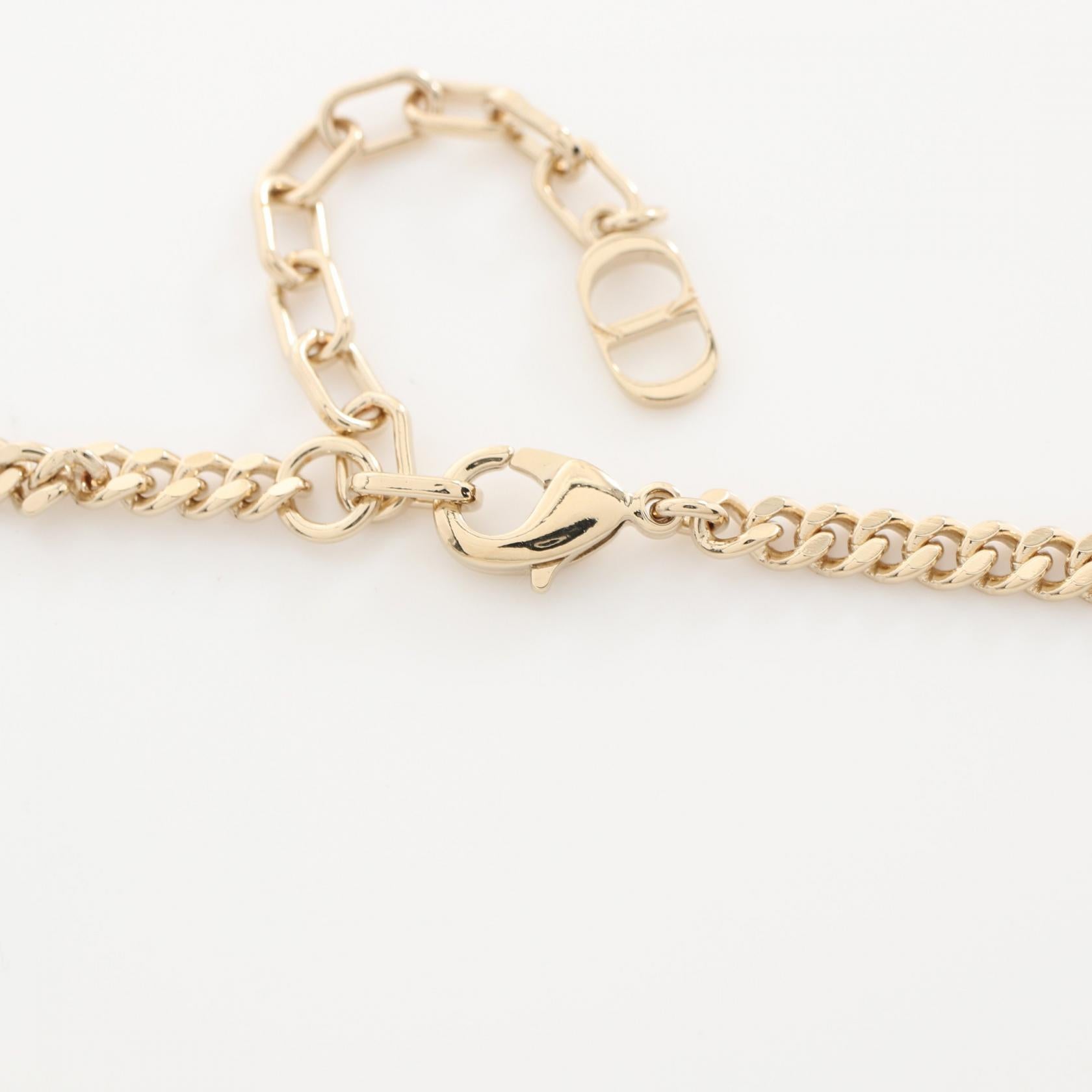 Dior Necklace Gold Plated Stainless Steel