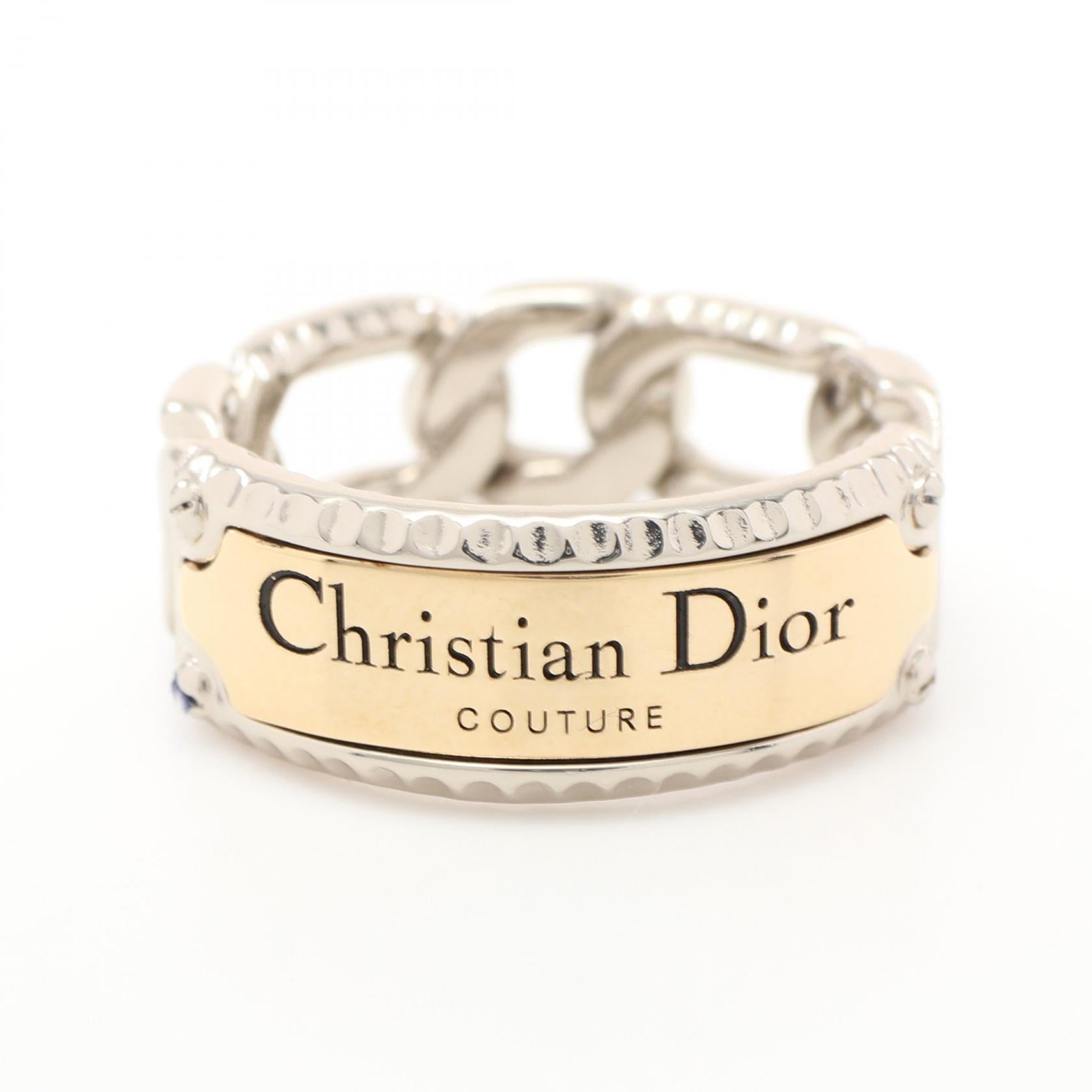 Dior Dior Couture Chain Link Ring Metal Ring R1974HOMMT327M60 in Great Condition