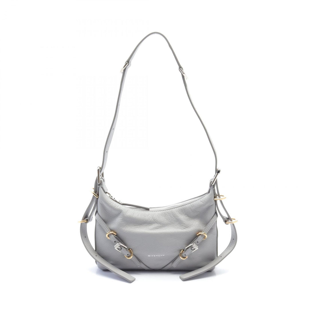 Givenchy Mini Leather Shoulder Bag Gray