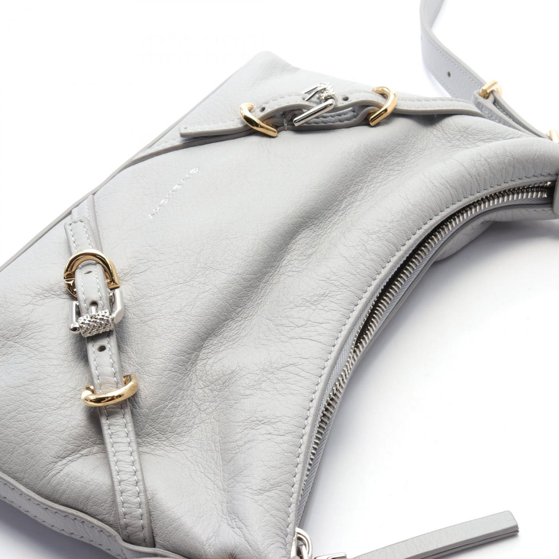 Givenchy Mini Leather Shoulder Bag Gray