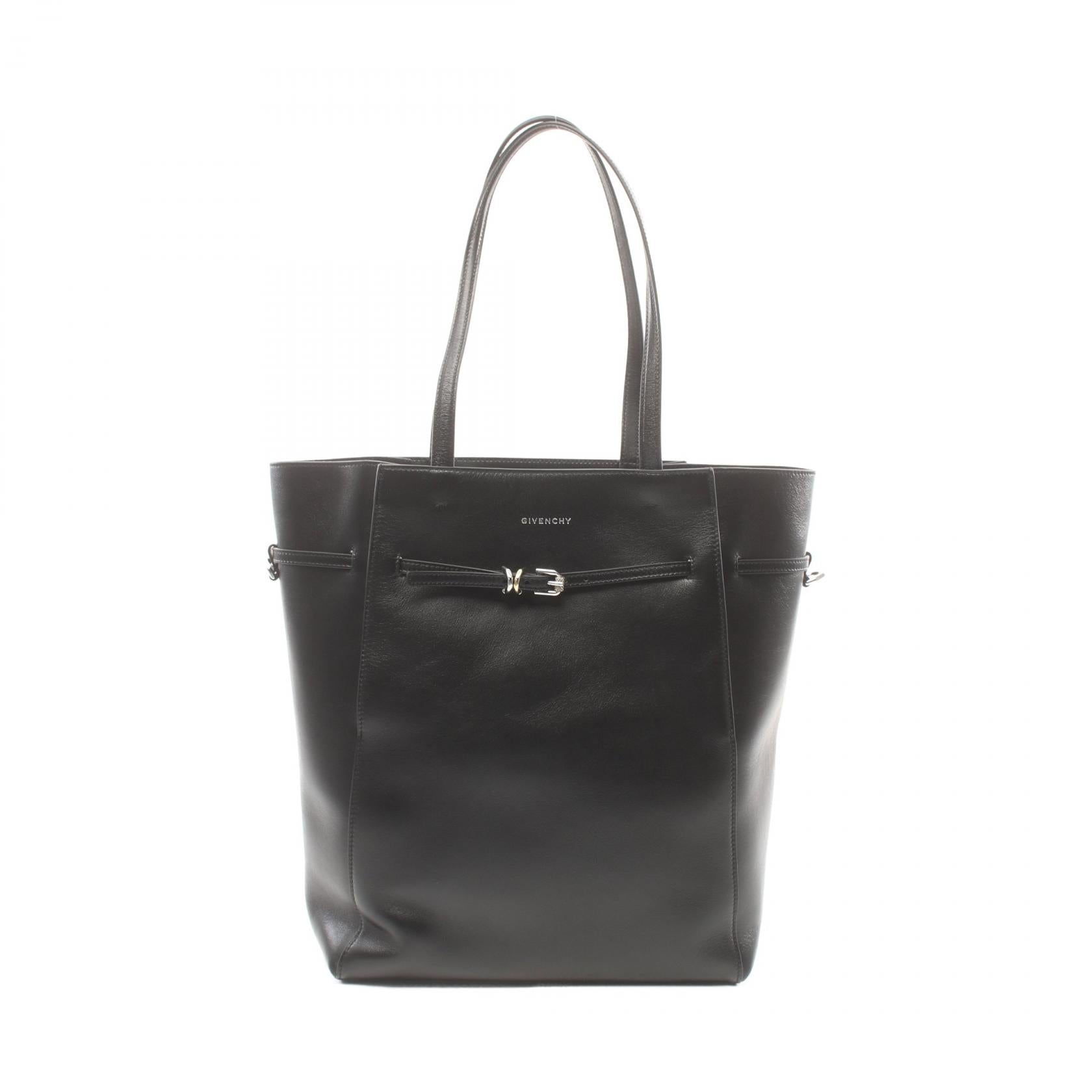 Givenchy VOYOU Leather Tote Bag Black