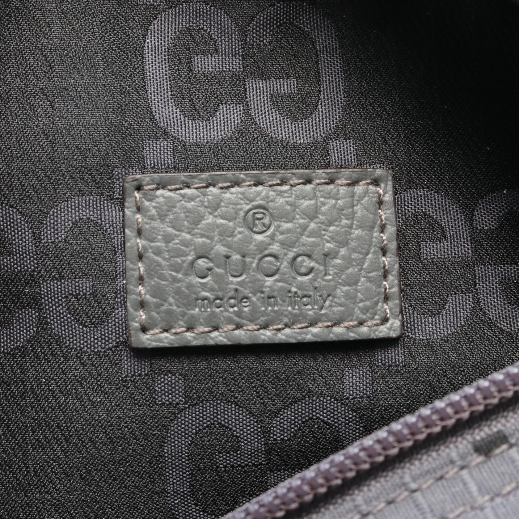 Gucci Nylon Leather GG Large Belt Bag