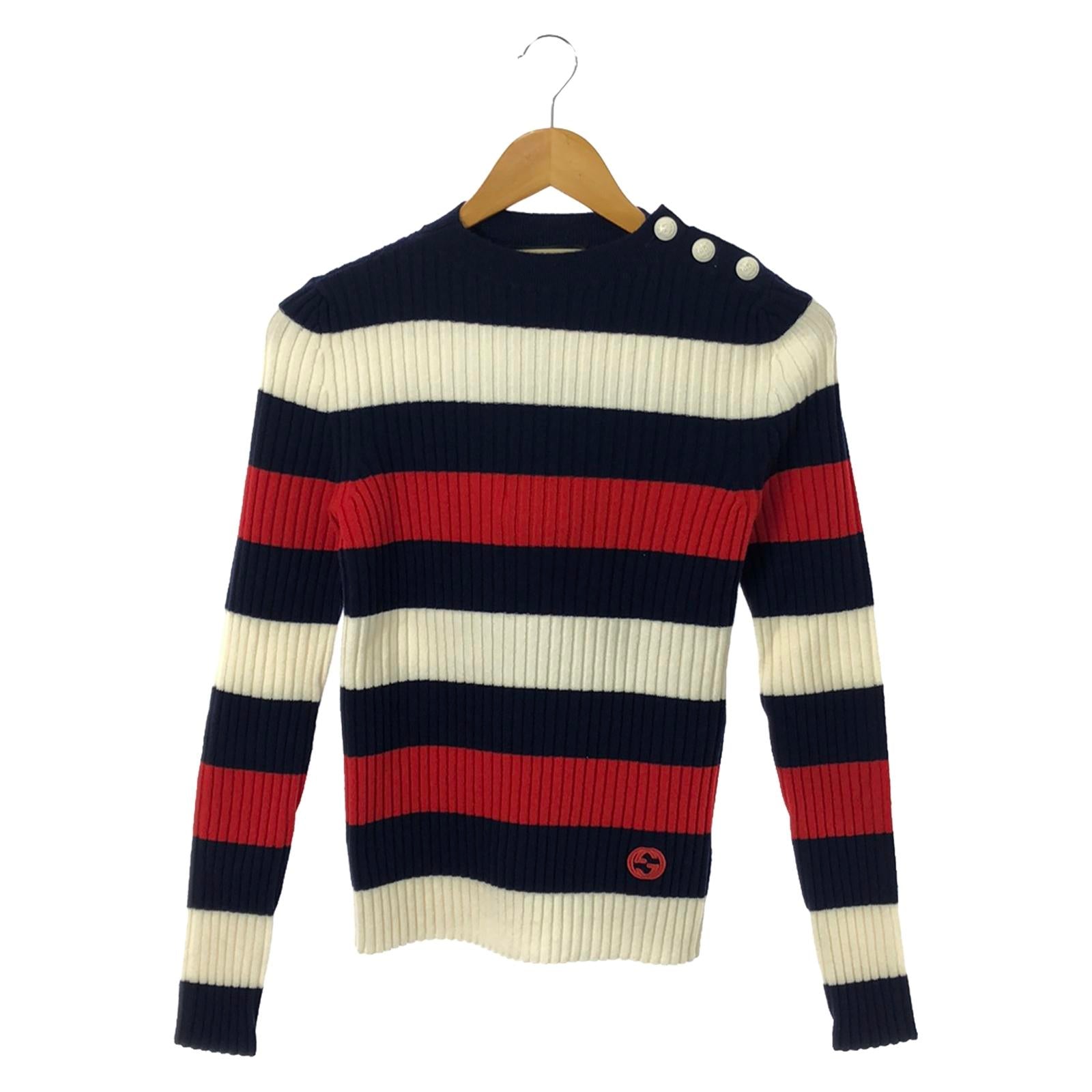 Gucci Wool Knit Top Multicolor