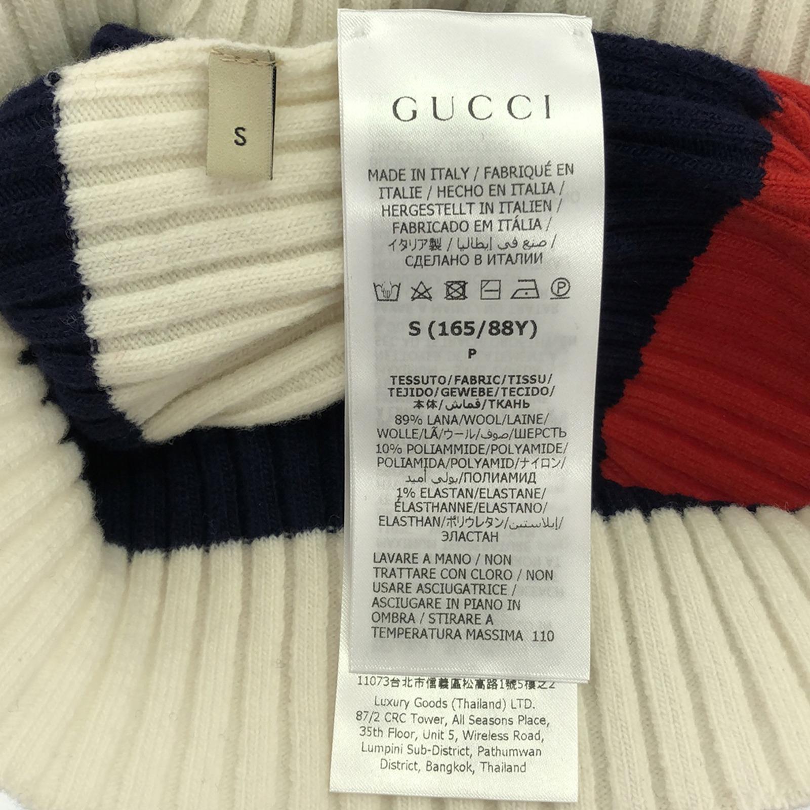 Gucci Wool Knit Top Multicolor