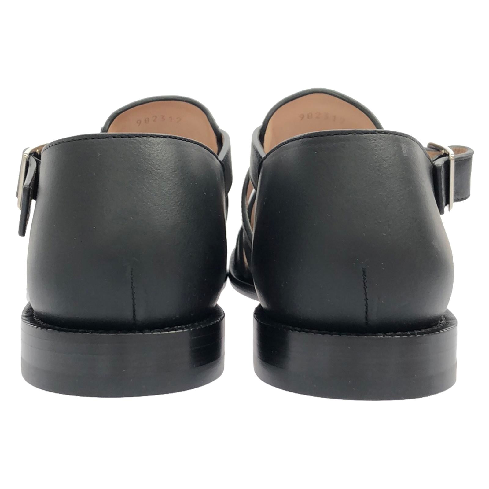 Loewe Leather Sandals Black M816465