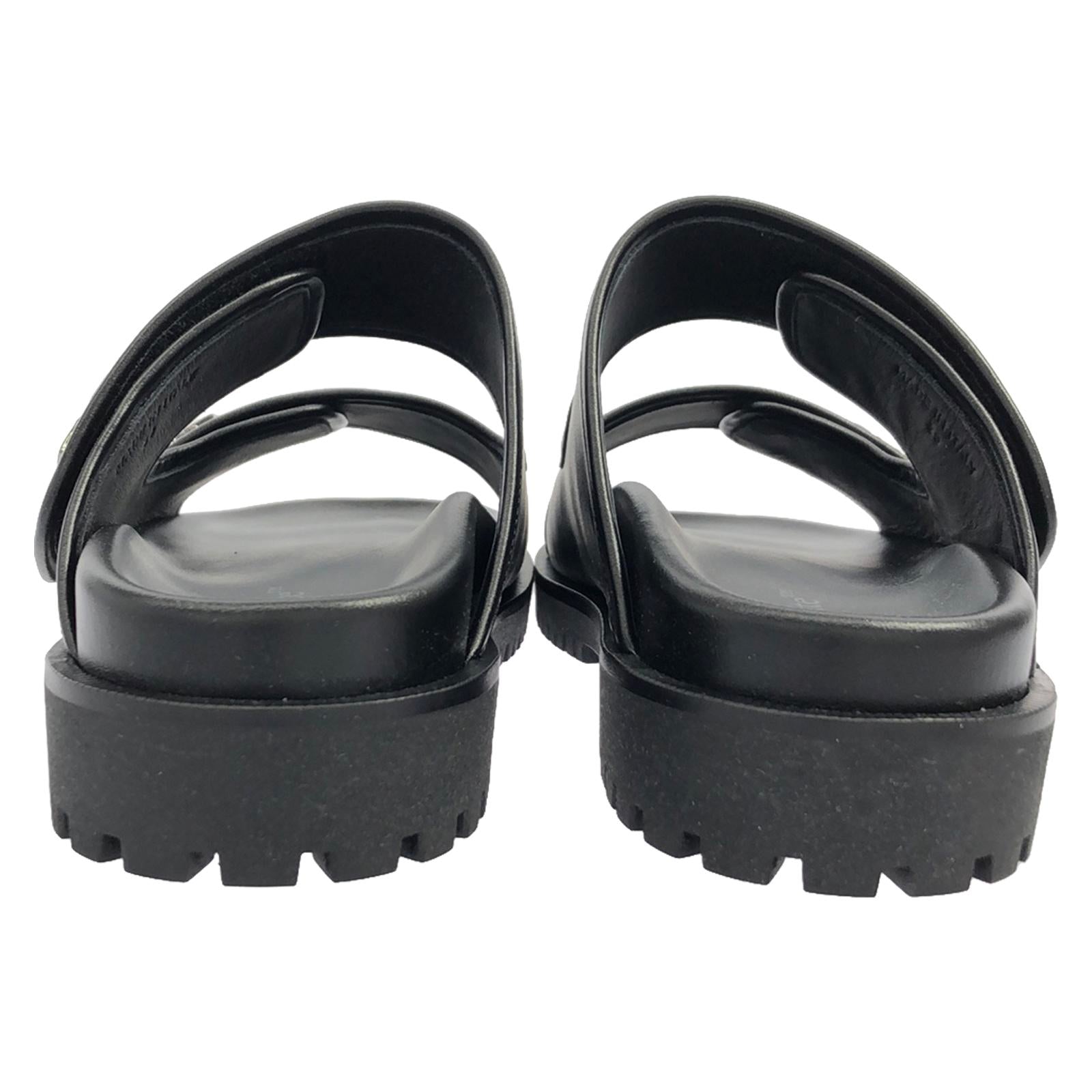 Off-White Leather Sandals Black Women