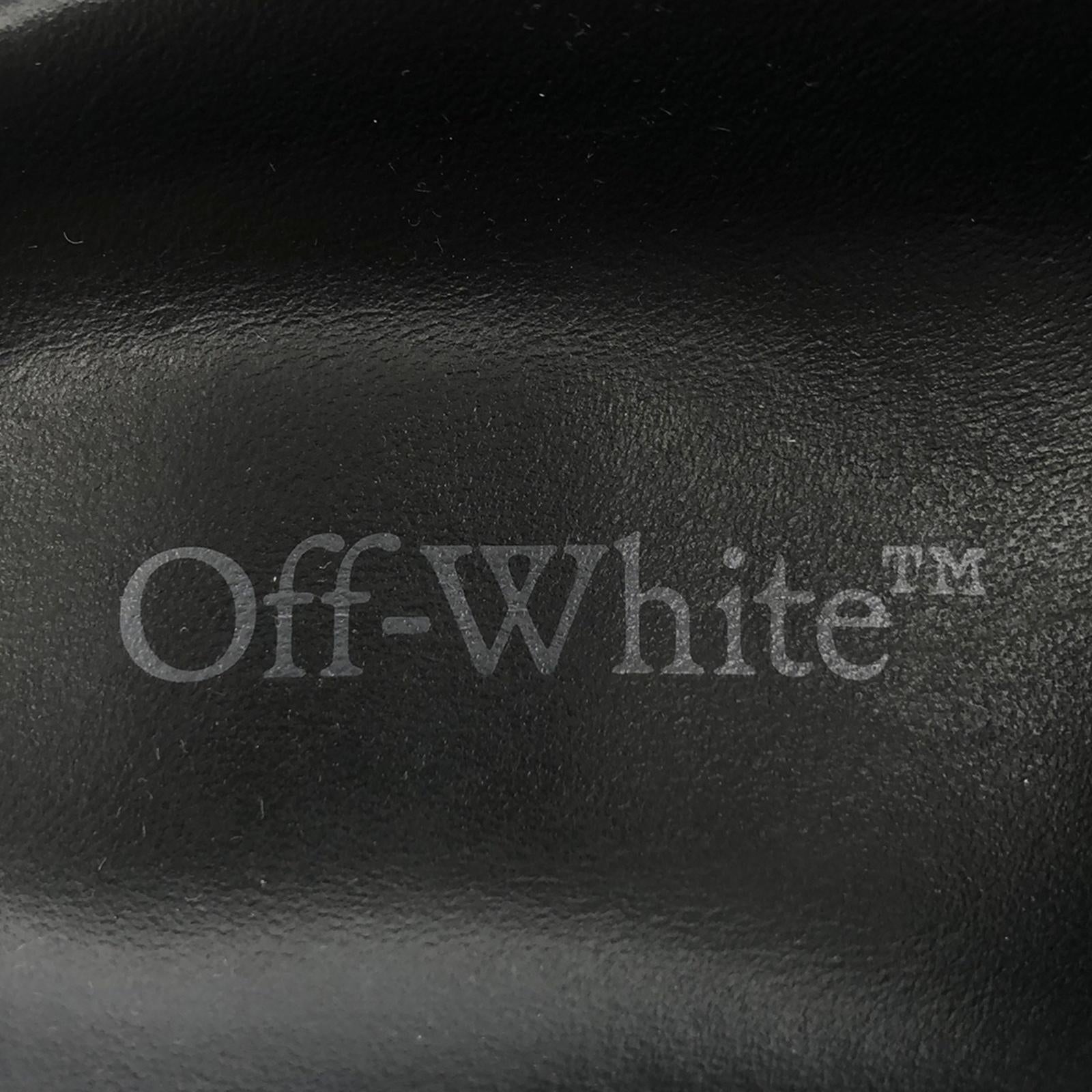 Off-White Leather Sandals Black