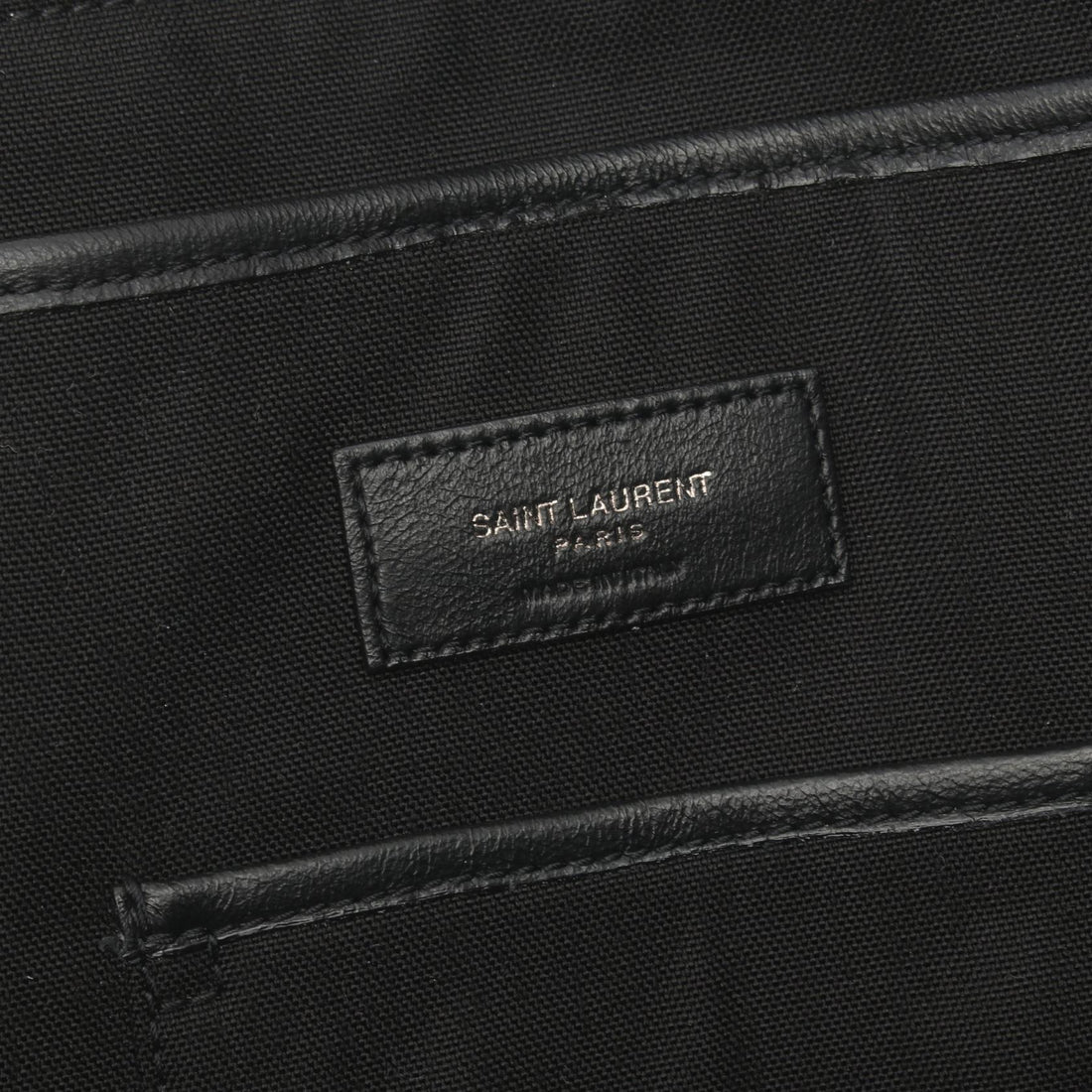 Saint Laurent Nylon Backpack Black