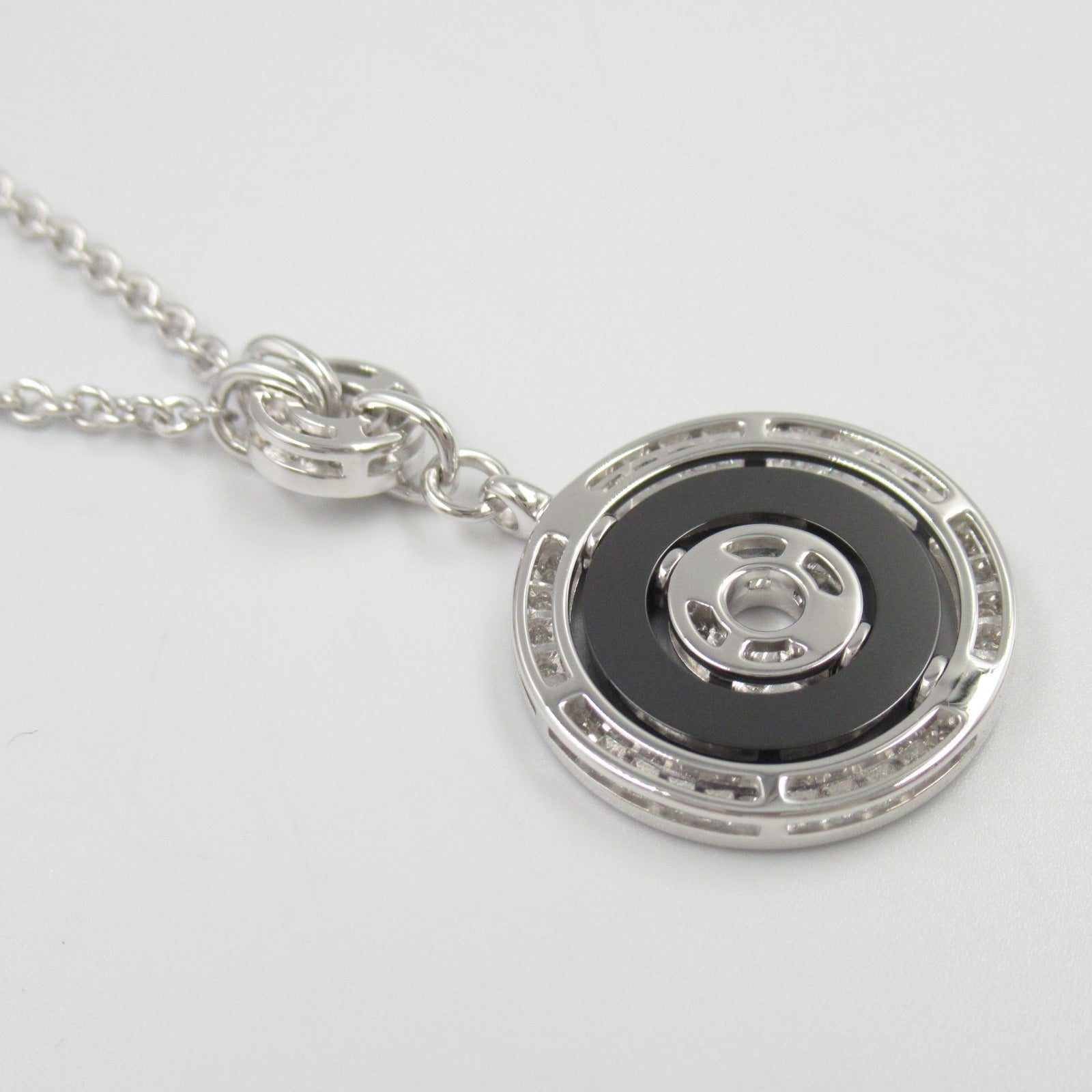 Bvlgari Astrale Necklace K18WG Ceramic Diamond