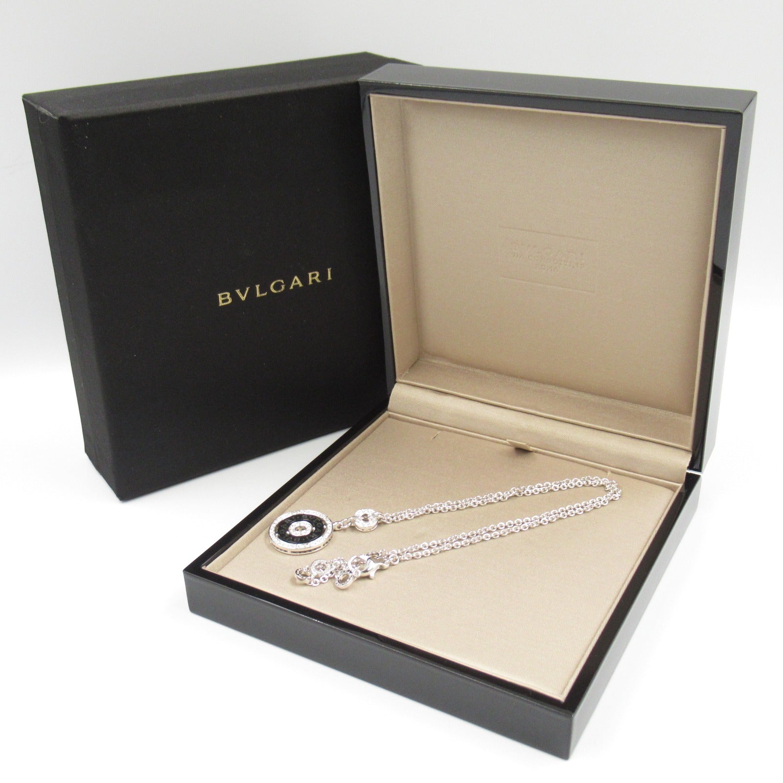 Bvlgari Astrale Necklace K18WG Ceramic Diamond