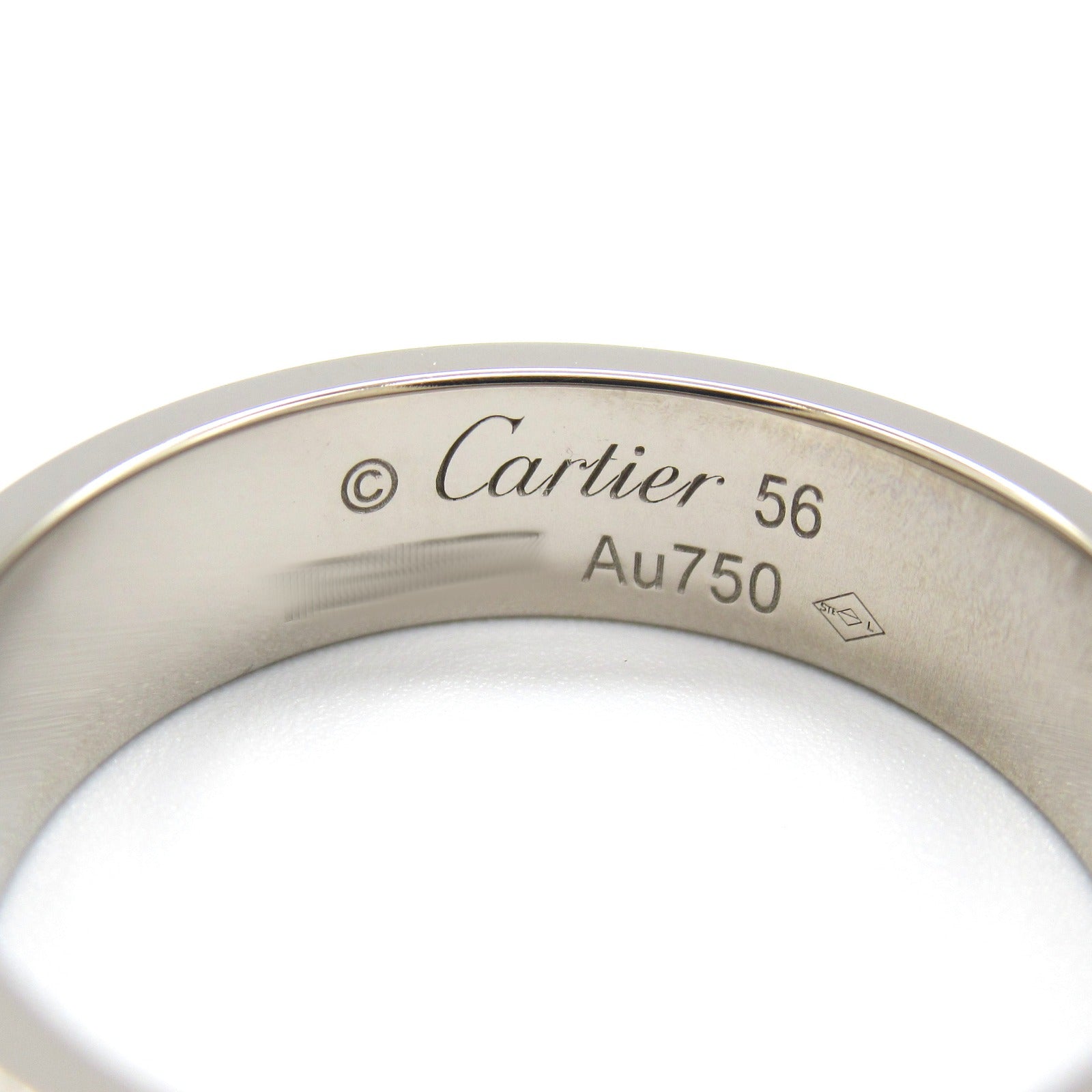 Cartier Love Ring K18WG White Gold