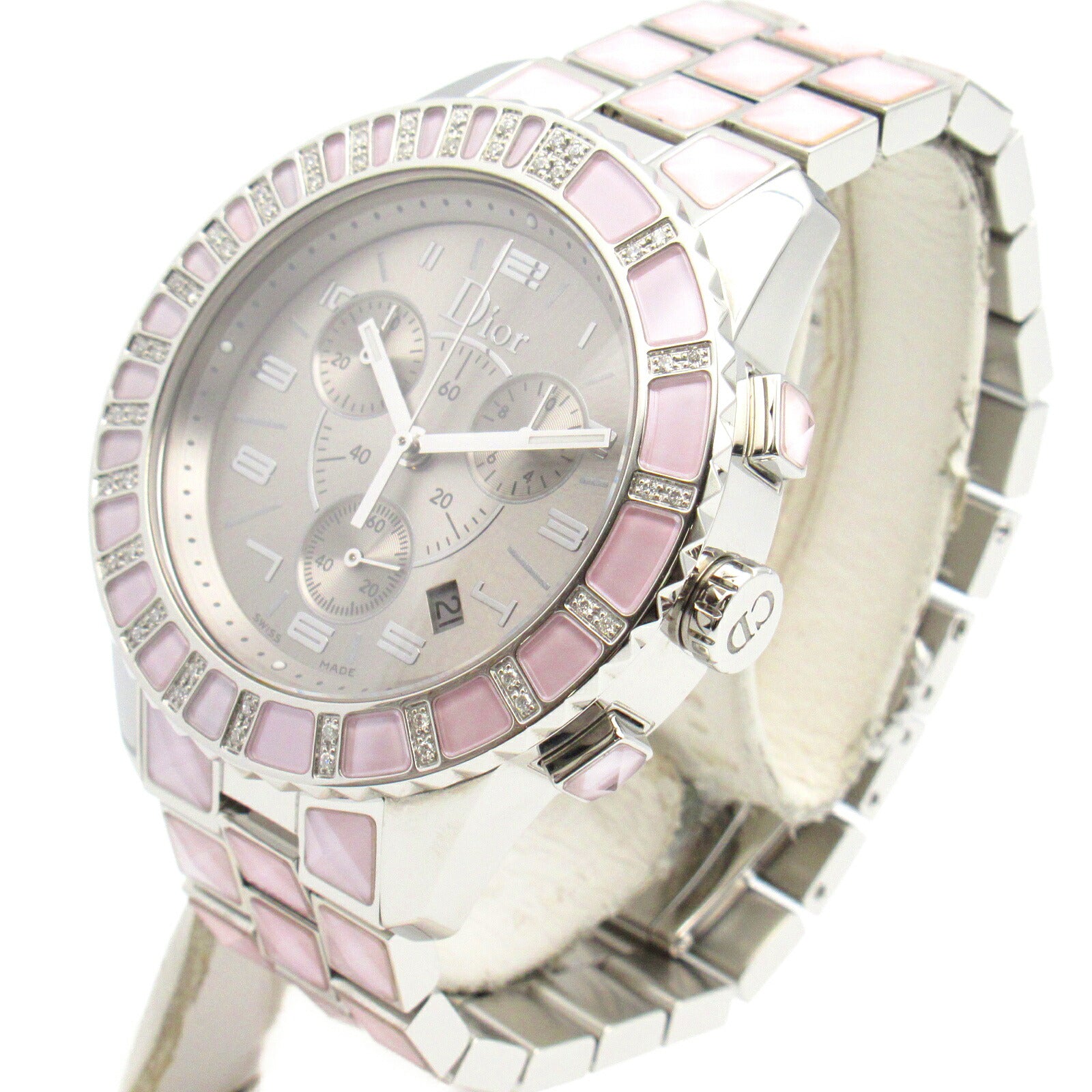 Dior Stainless Steel Quartz Crystal Watch CD114315