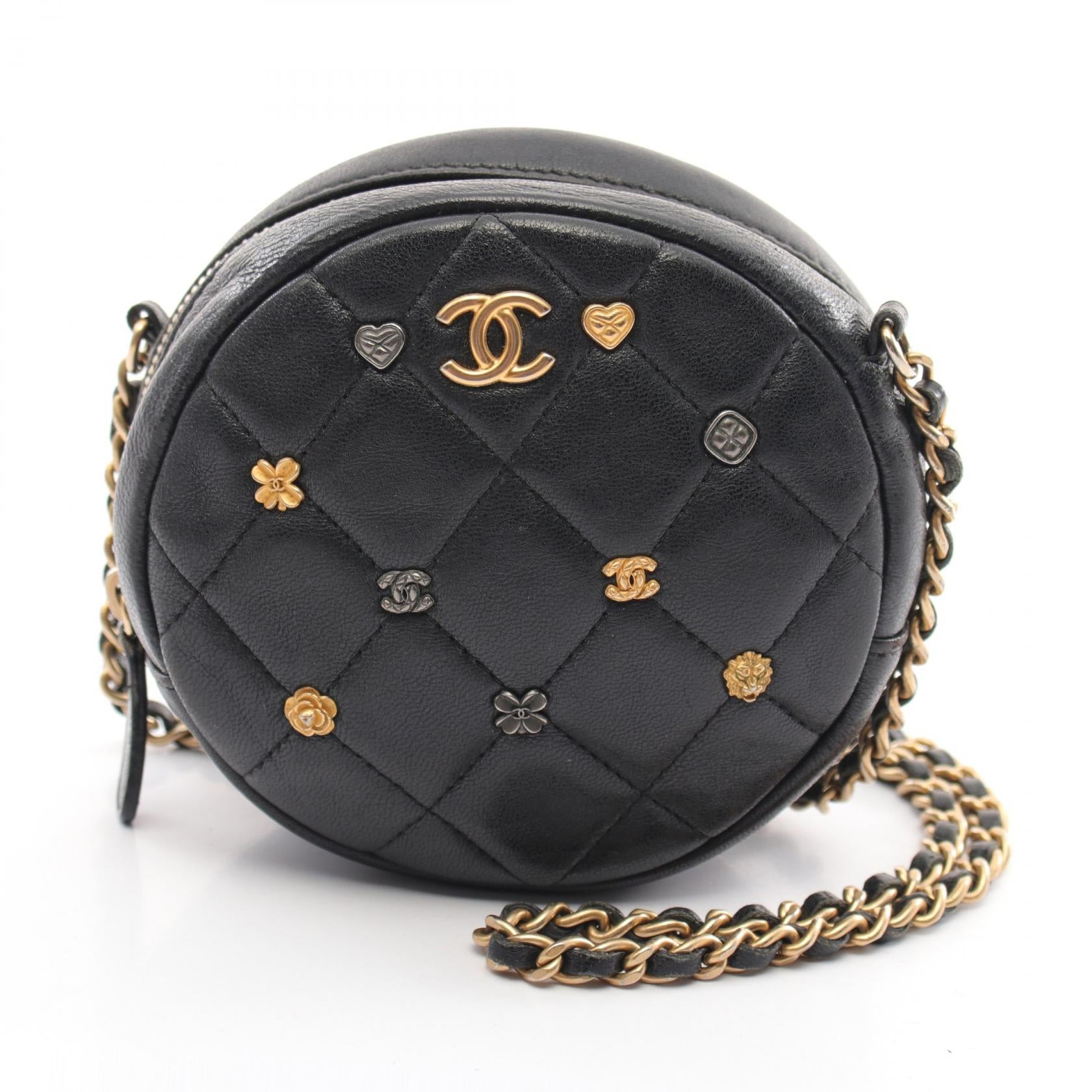 Chanel Lambskin Matelasse Lucky Charm Shoulder Bag