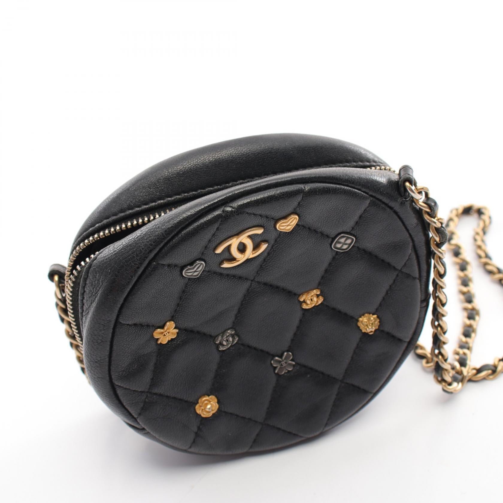 Chanel Lambskin Matelasse Lucky Charm Shoulder Bag