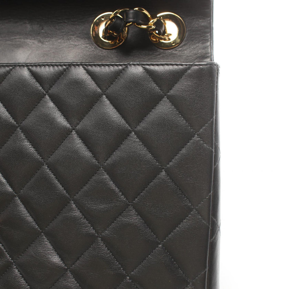 Chanel Lambskin Shoulder Bag Black A01094