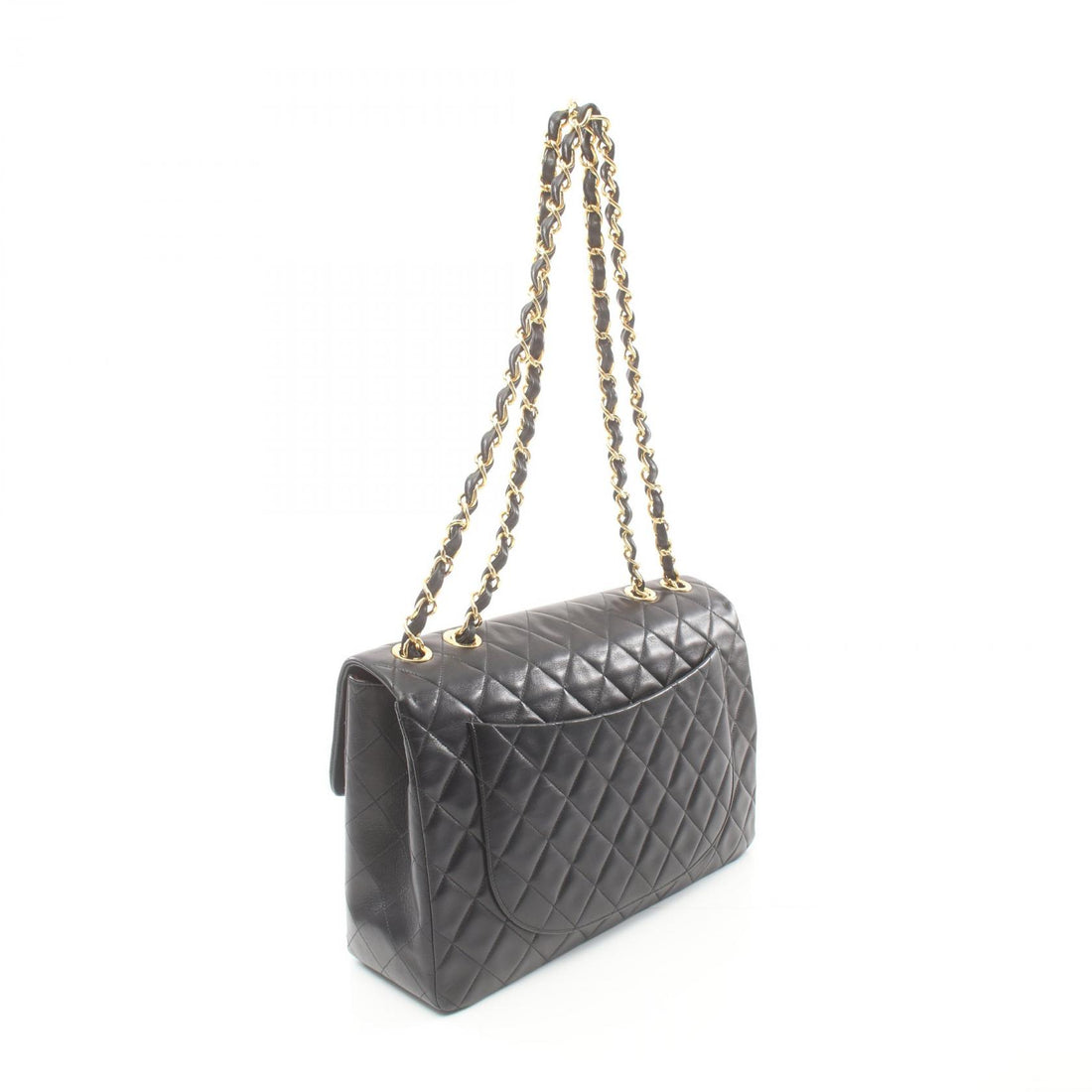 Chanel Lambskin Shoulder Bag Black A01094